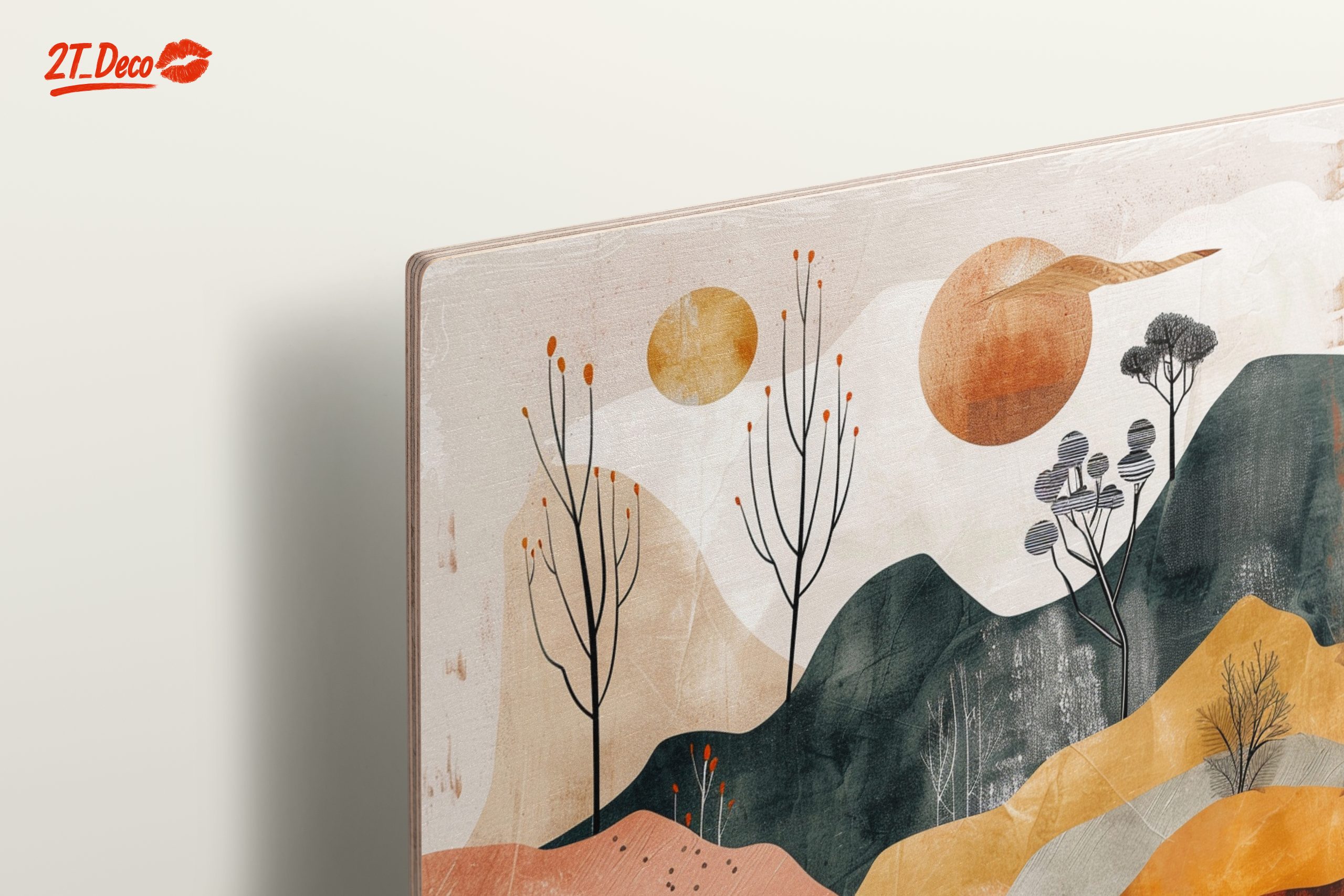 Modern Abstract Landscape with Earth Tones - Image 15