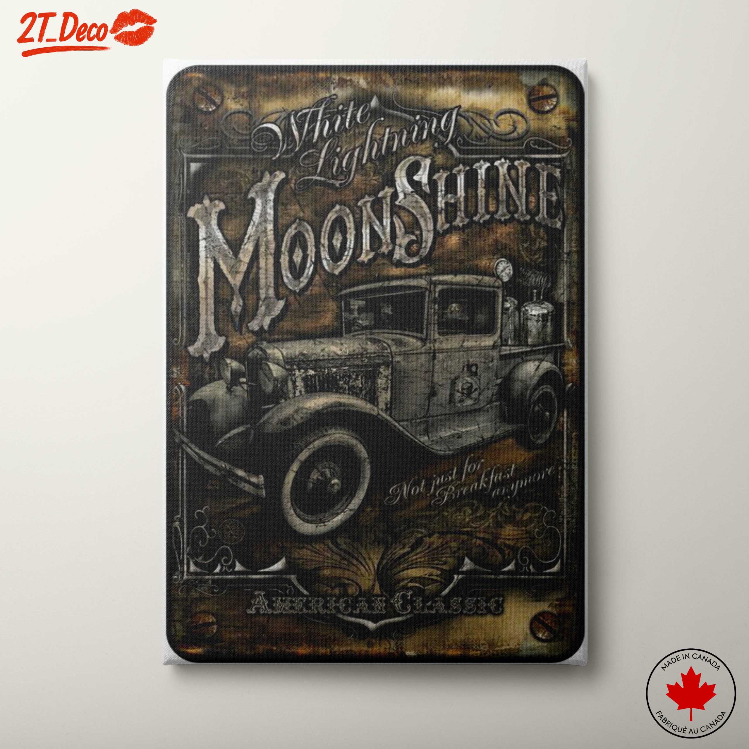 Vintage Car Moonshine Art