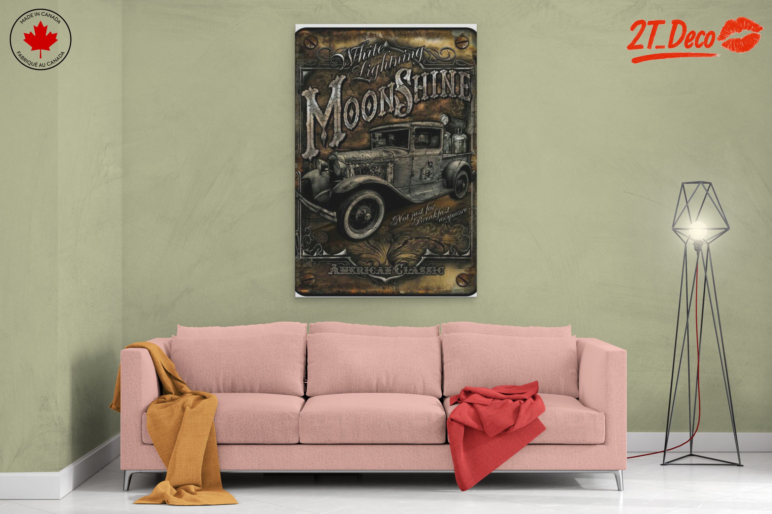 Vintage Car Moonshine Art - Image 2