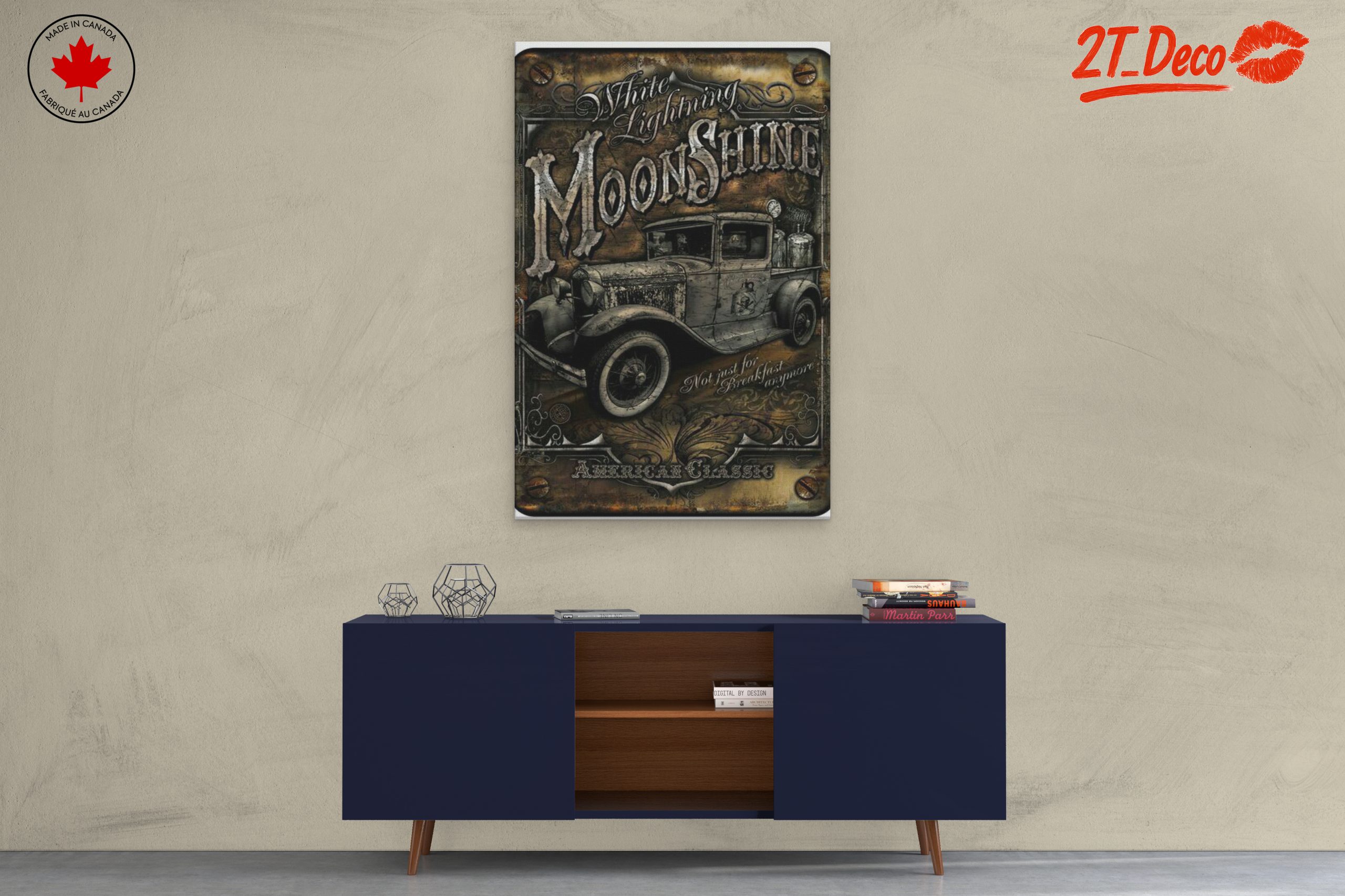 Vintage Car Moonshine Art - Image 3