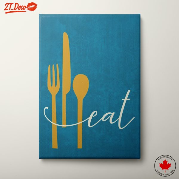 Stylish Kitchen Art with Cutlery Design