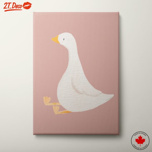 Stylized Goose Art for Modern Spaces