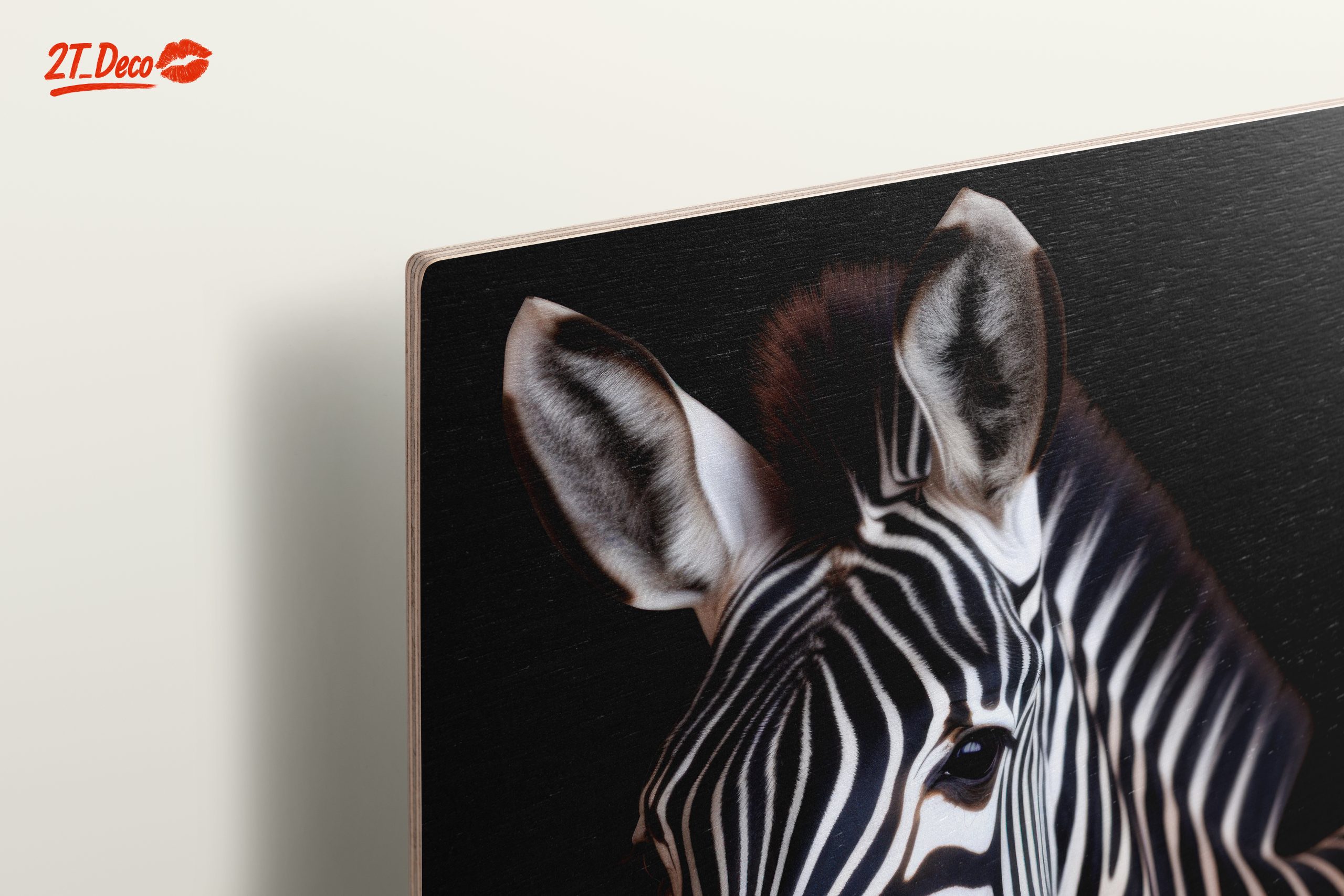 Majestic Zebra Portrait Against Black Background - Image 15