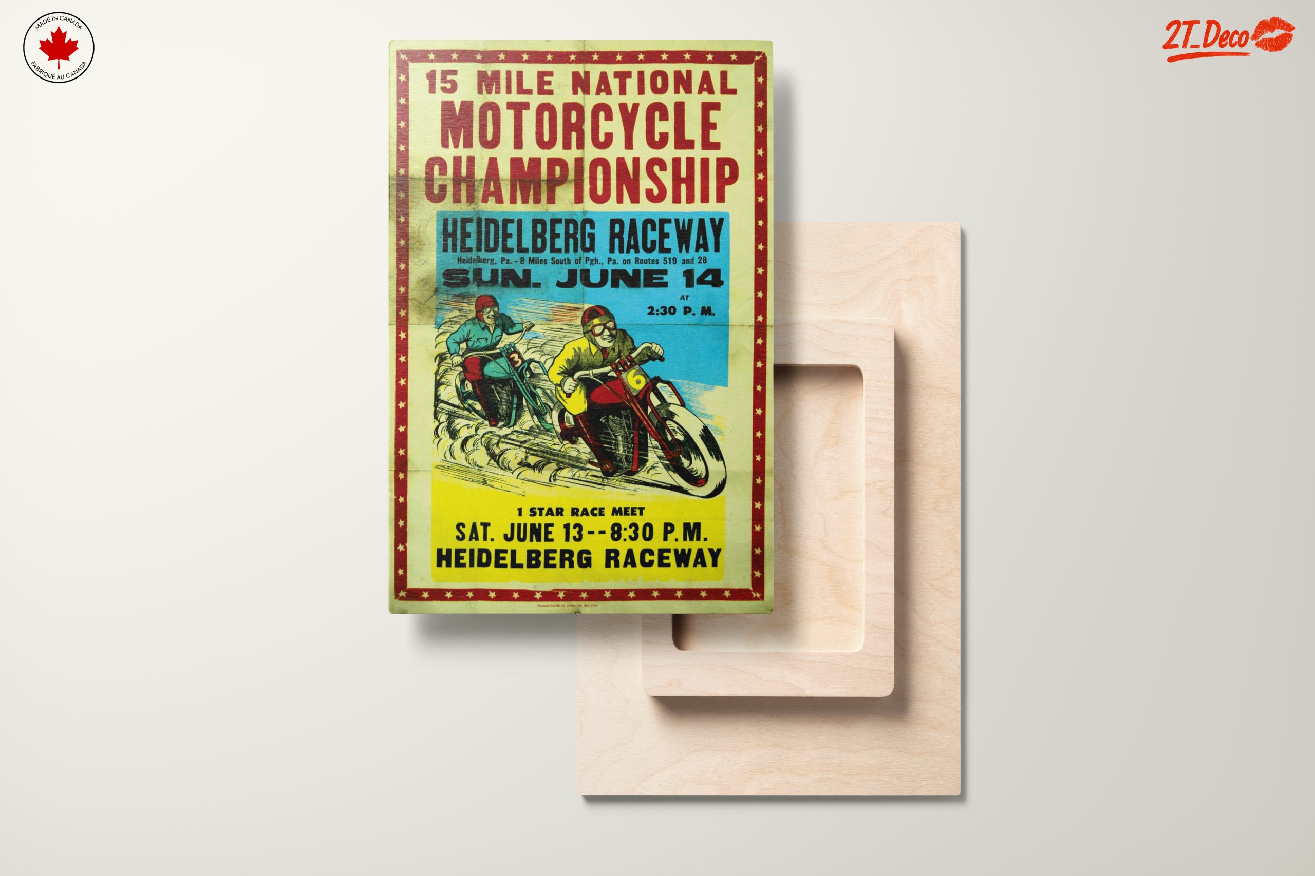 Vintage Motorcycle Championship Poster - Image 11