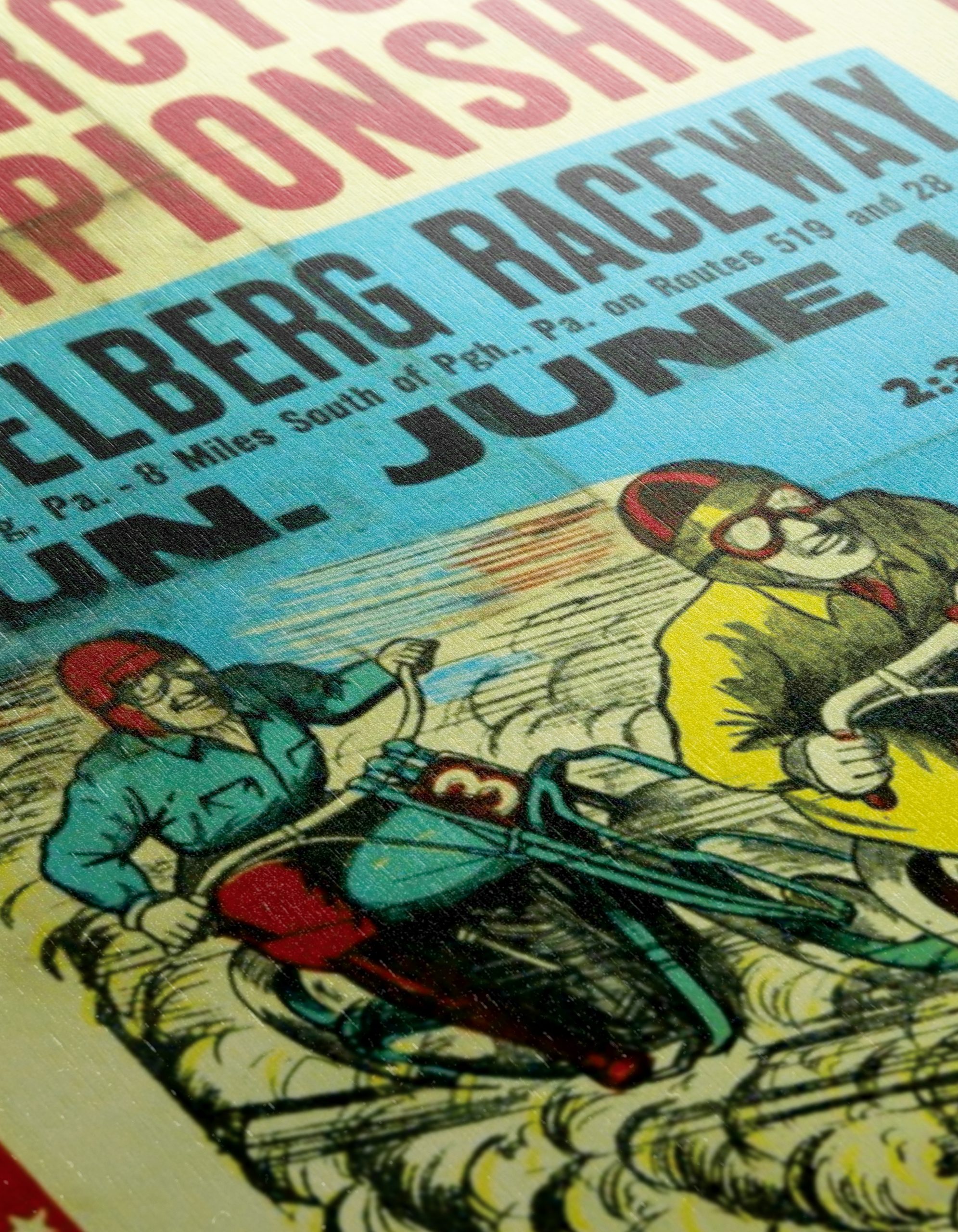 Vintage Motorcycle Championship Poster - Image 12