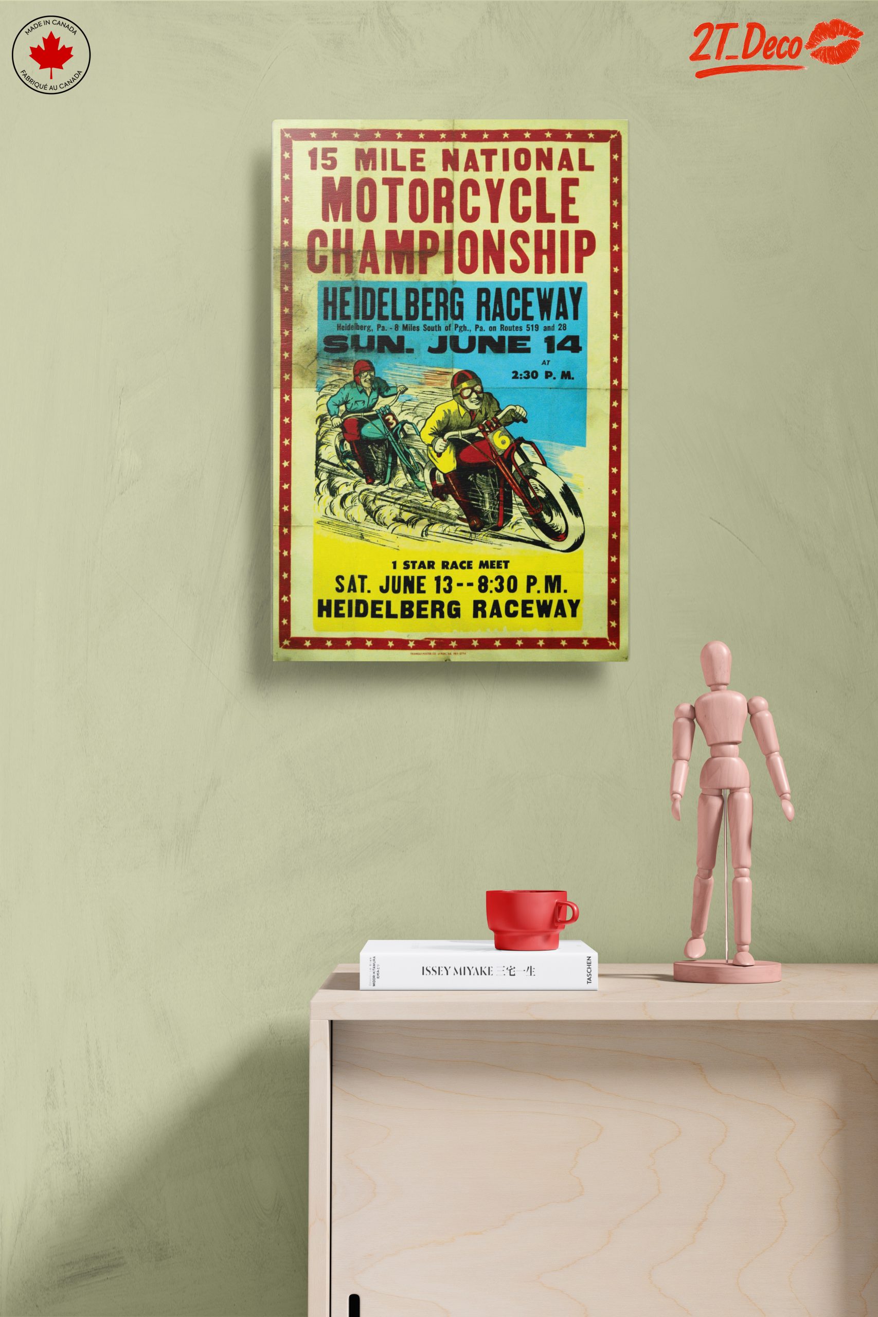 Vintage Motorcycle Championship Poster - Image 14