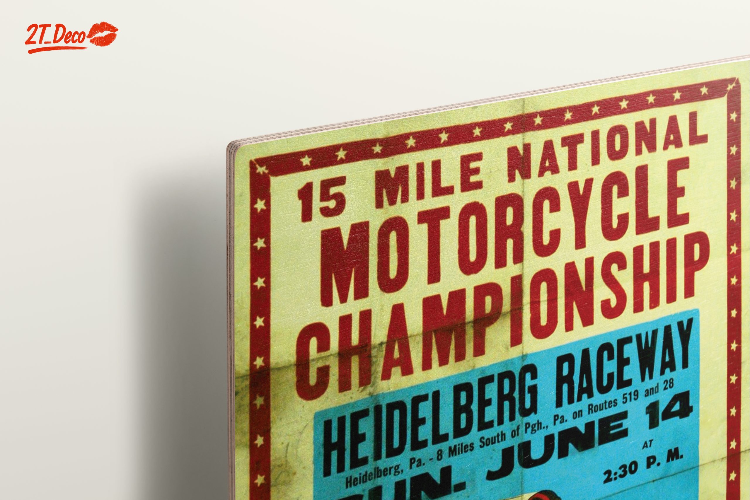 Vintage Motorcycle Championship Poster - Image 15