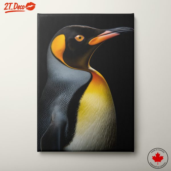 Realistic Emperor Penguin Wall Art