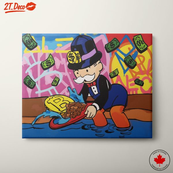 Playful Money Art Featuring Iconic Characters