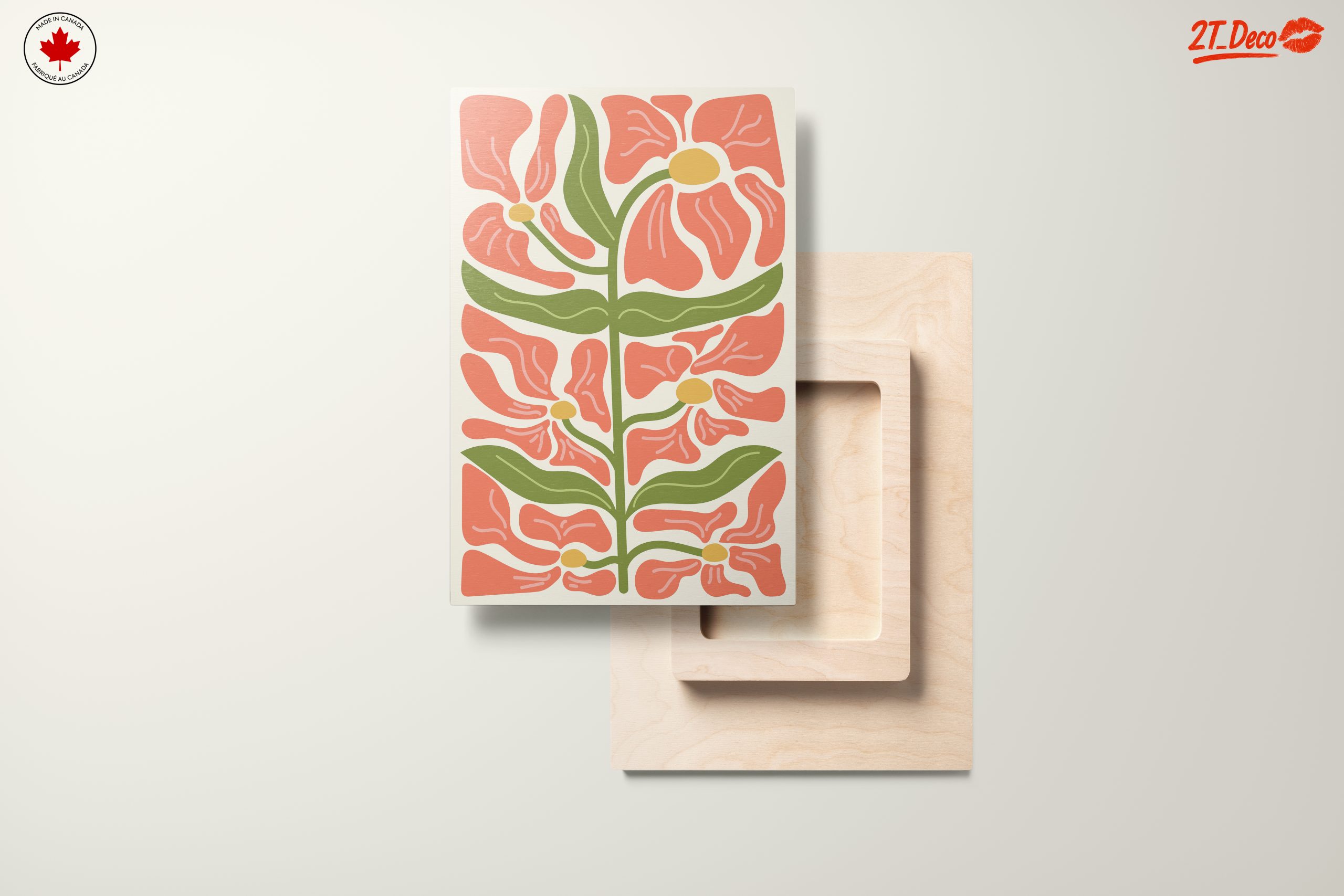 Stylized Floral Artwork for Modern Spaces - Image 11