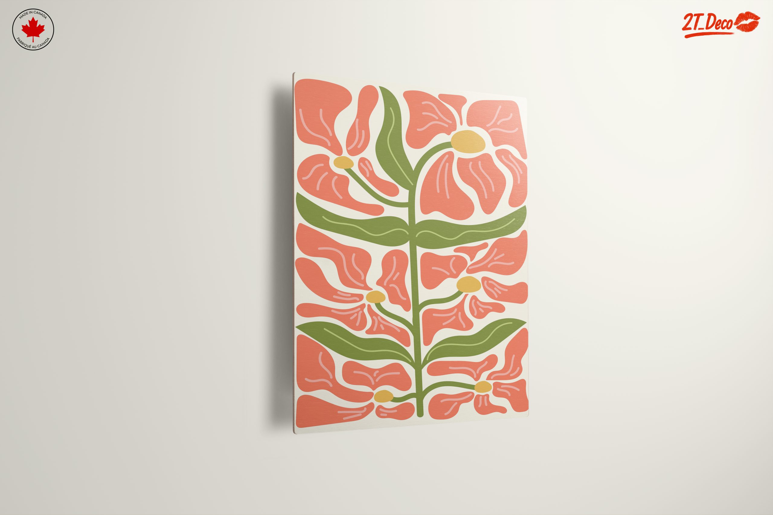 Stylized Floral Artwork for Modern Spaces - Image 13