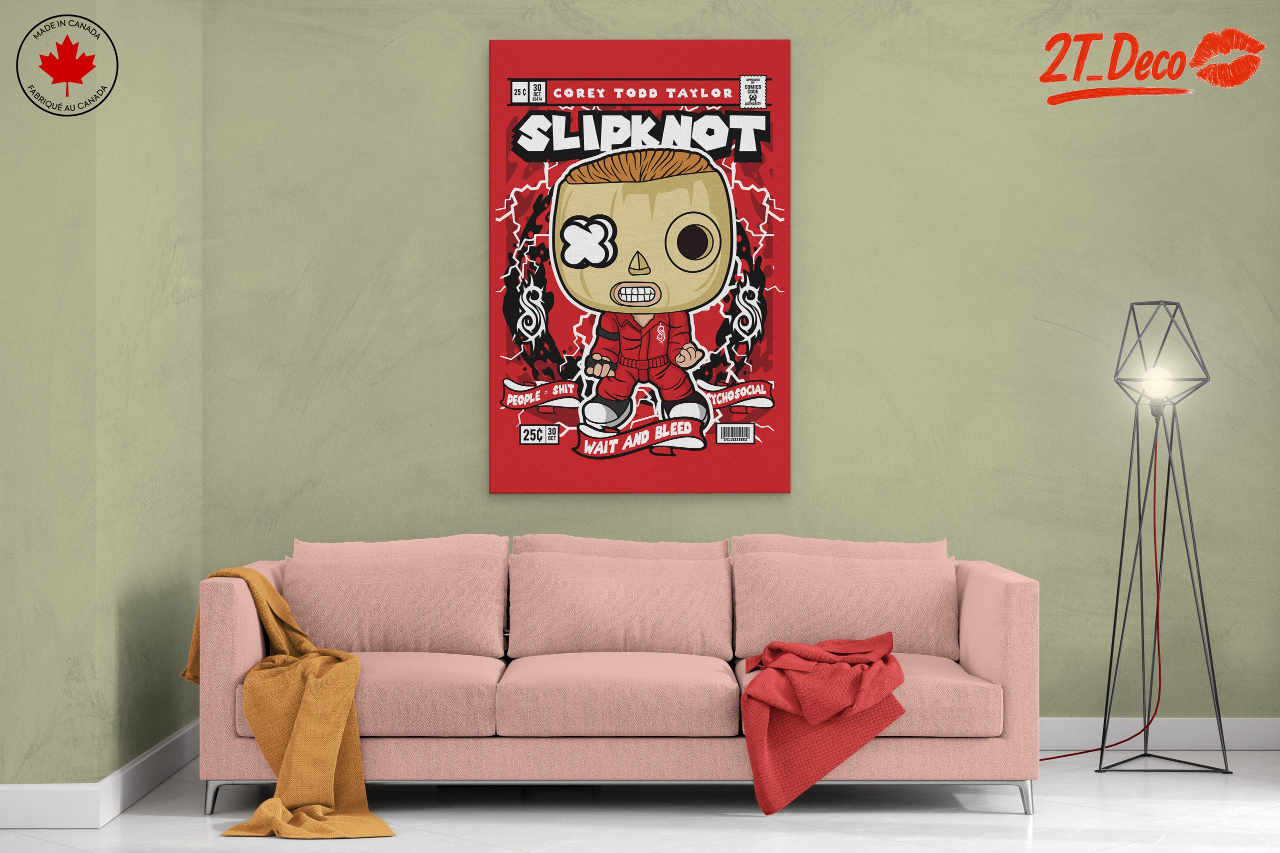 Slipknot Inspired Illustration of a Music Icon - Image 2