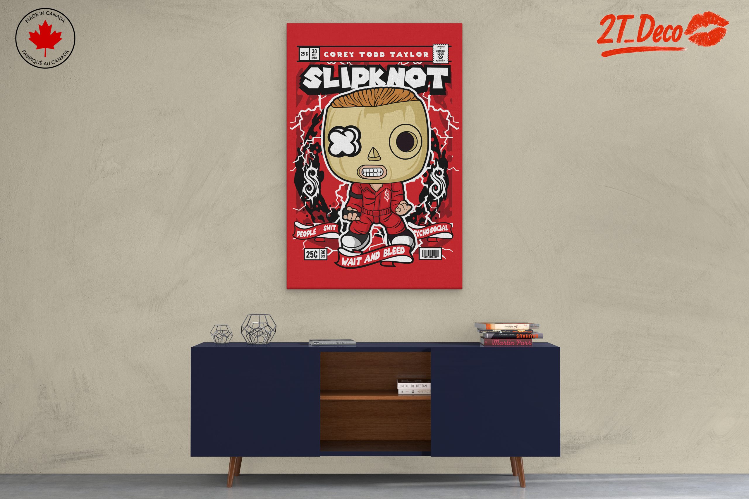 Slipknot Inspired Illustration of a Music Icon - Image 3