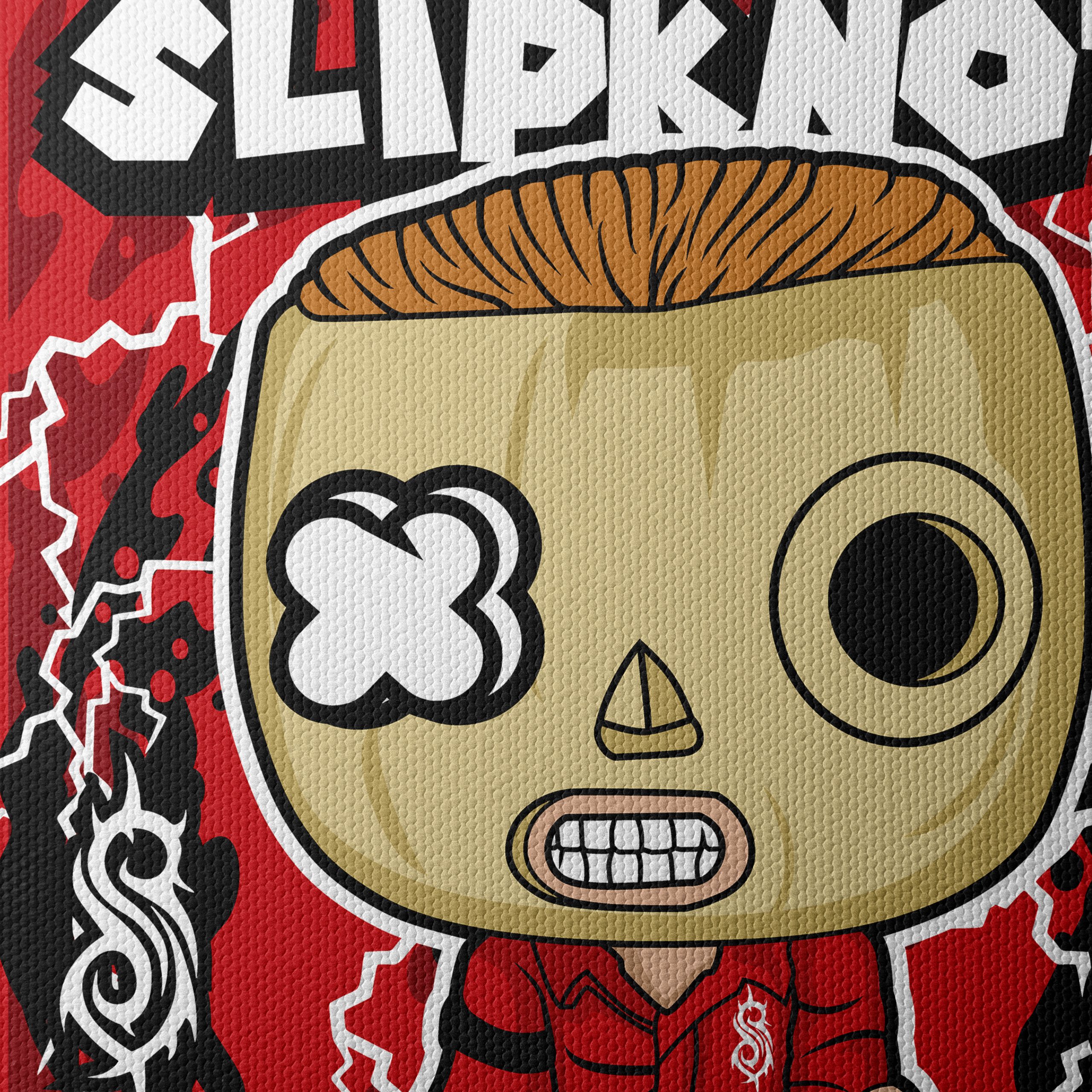 Slipknot Inspired Illustration of a Music Icon - Image 4