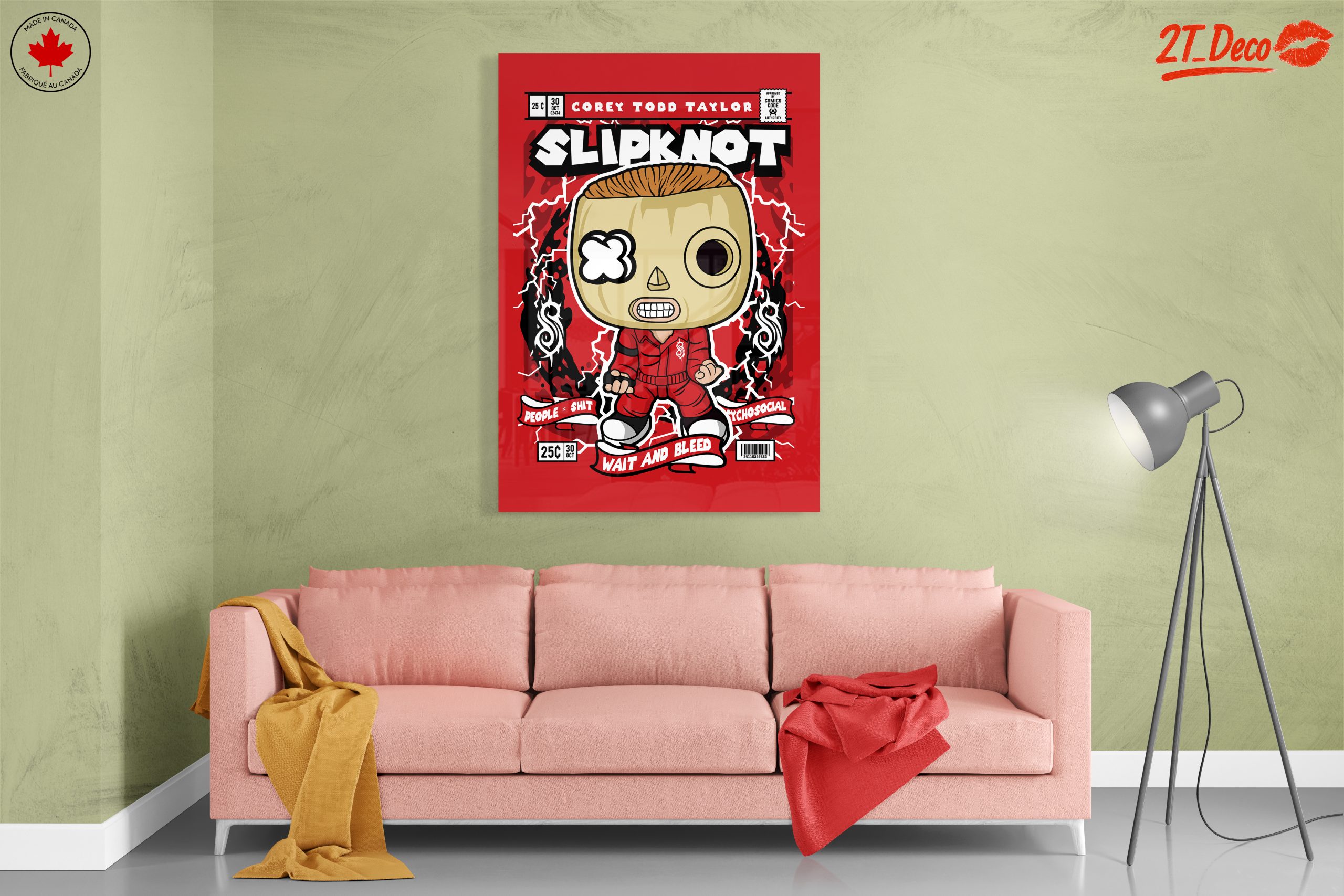 Slipknot Inspired Illustration of a Music Icon - Image 7
