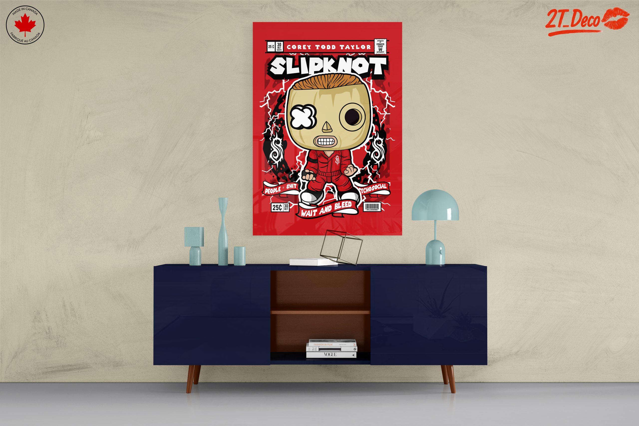 Slipknot Inspired Illustration of a Music Icon - Image 8