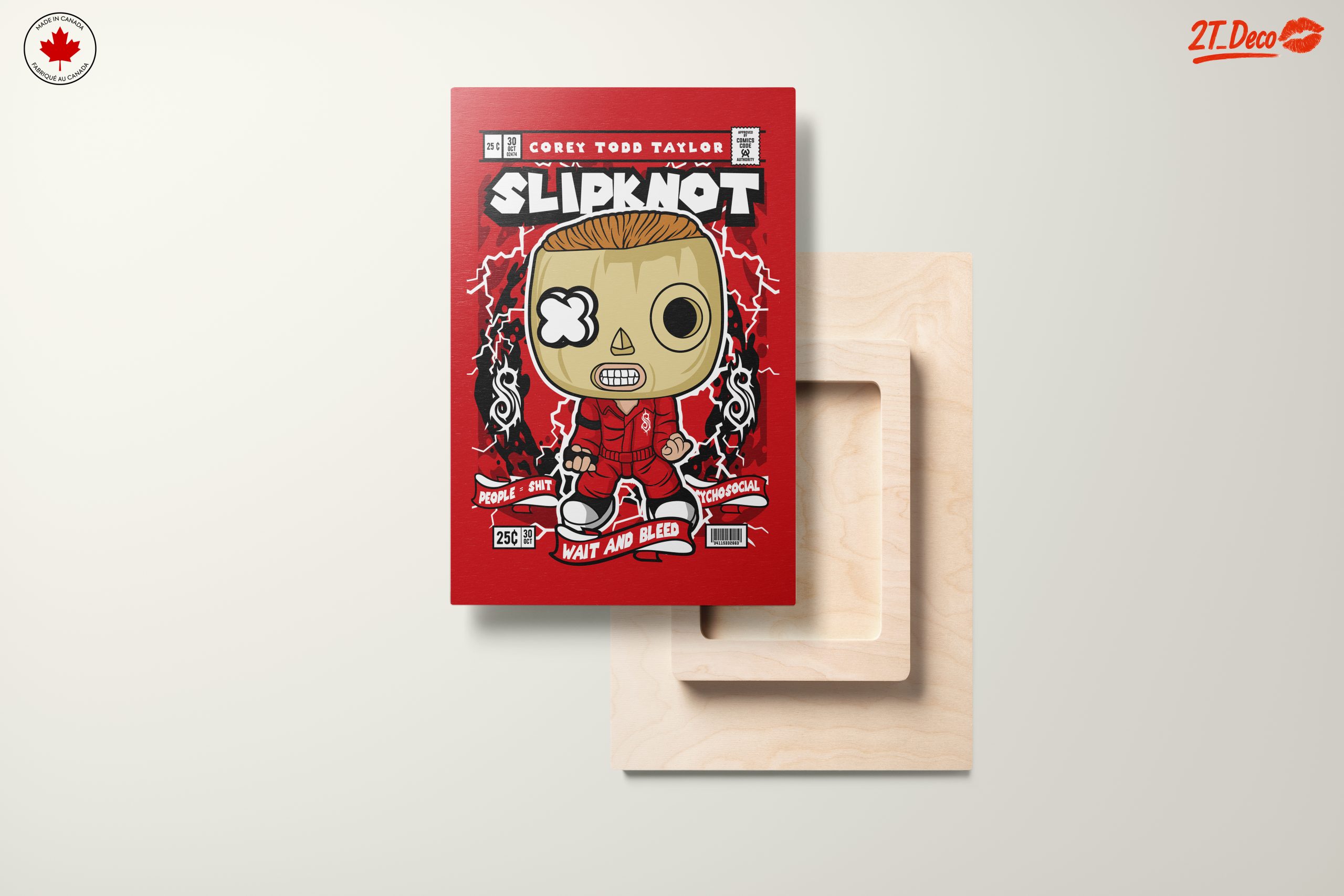 Slipknot Inspired Illustration of a Music Icon - Image 11