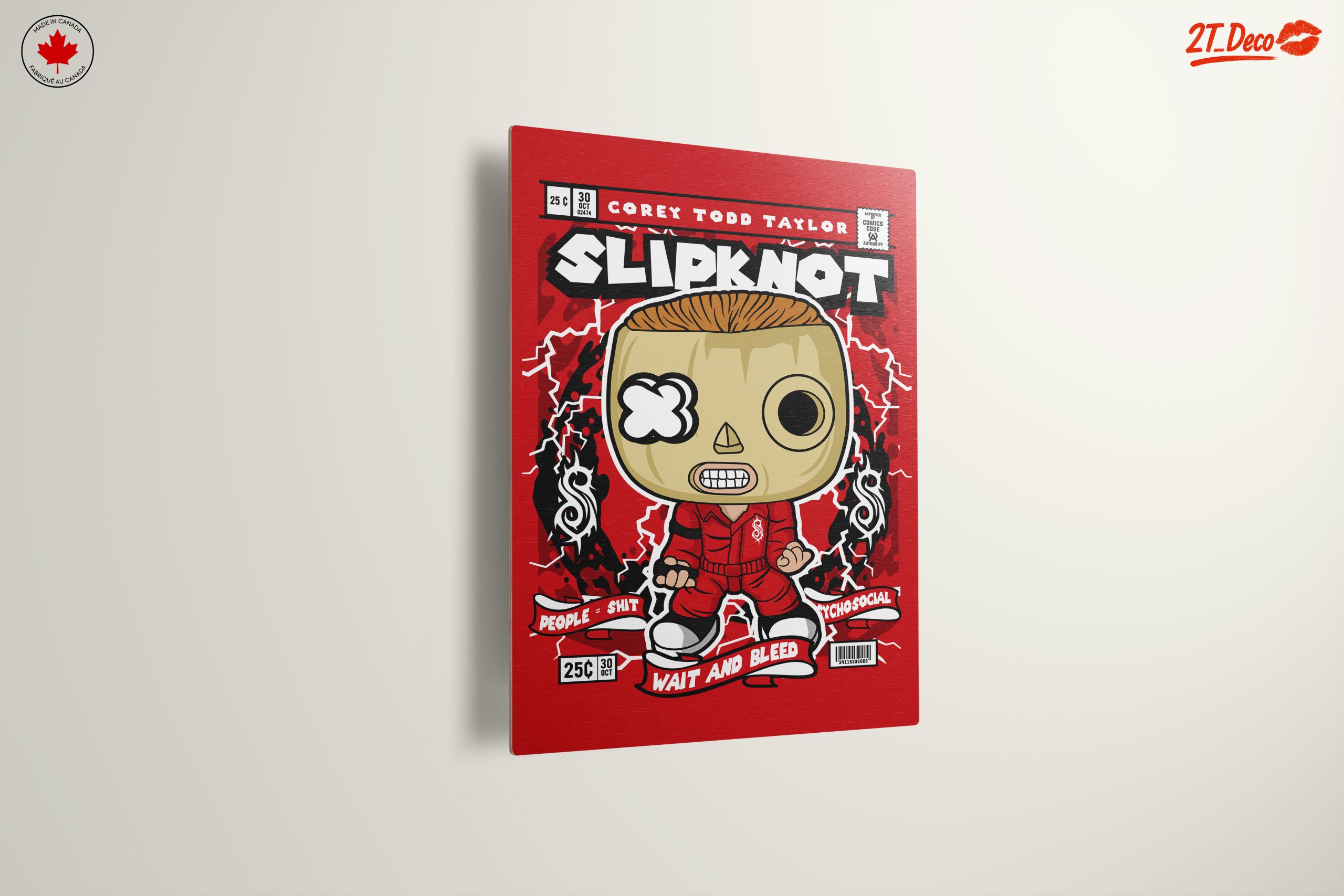 Slipknot Inspired Illustration of a Music Icon - Image 13