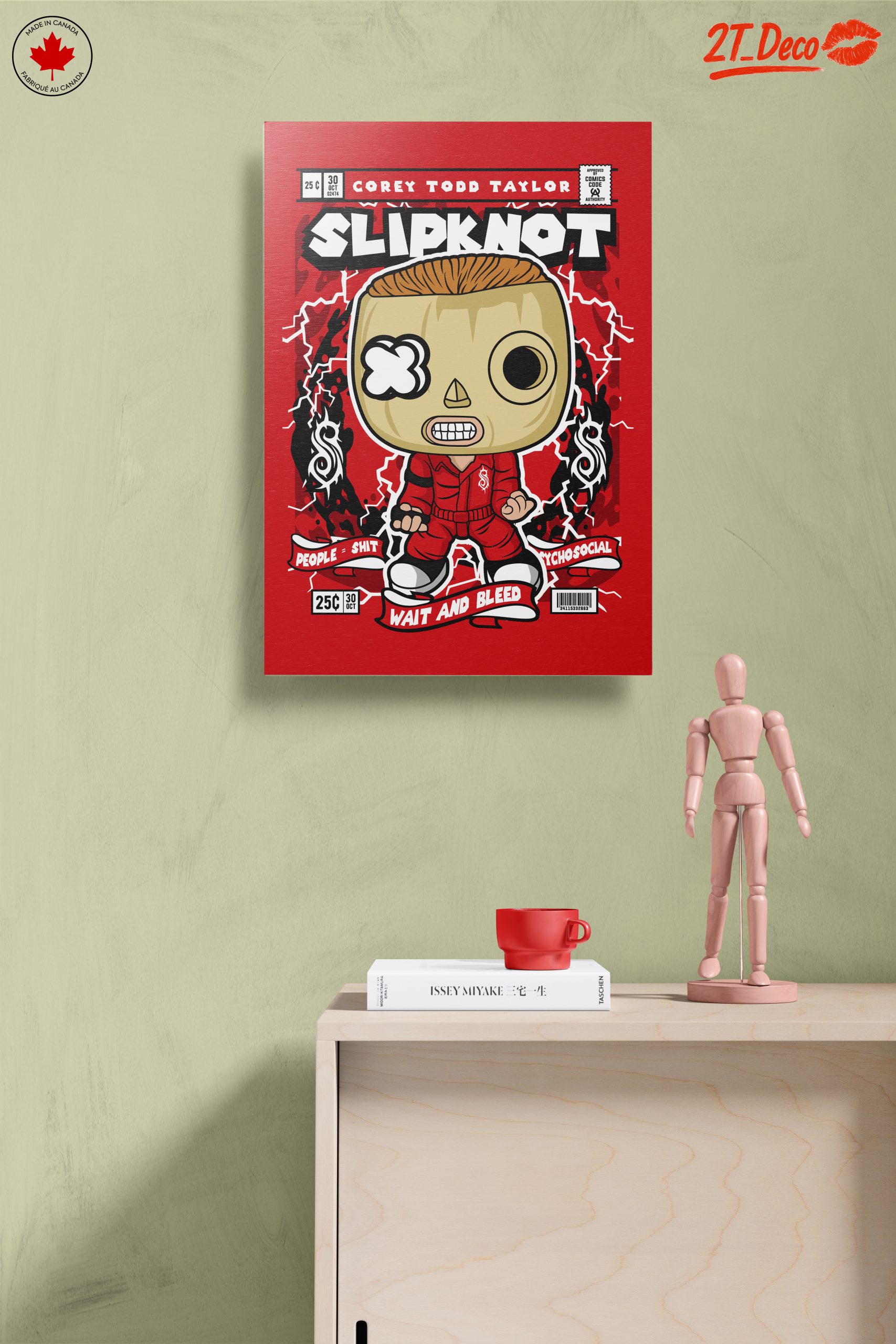 Slipknot Inspired Illustration of a Music Icon - Image 14