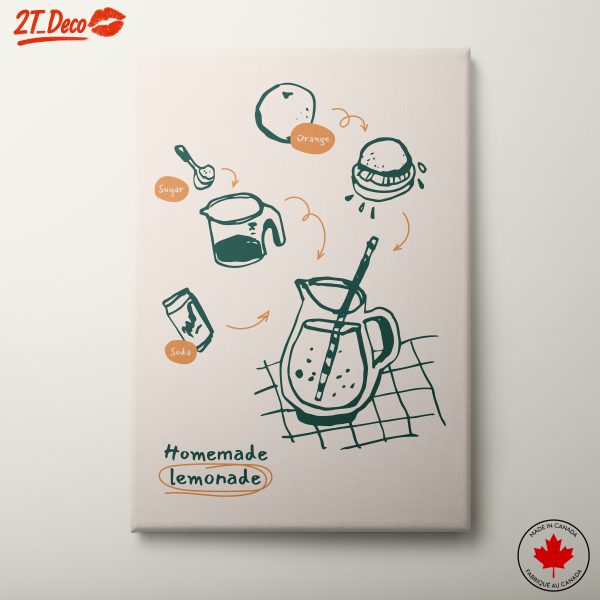 Homemade Lemonade Illustration Art