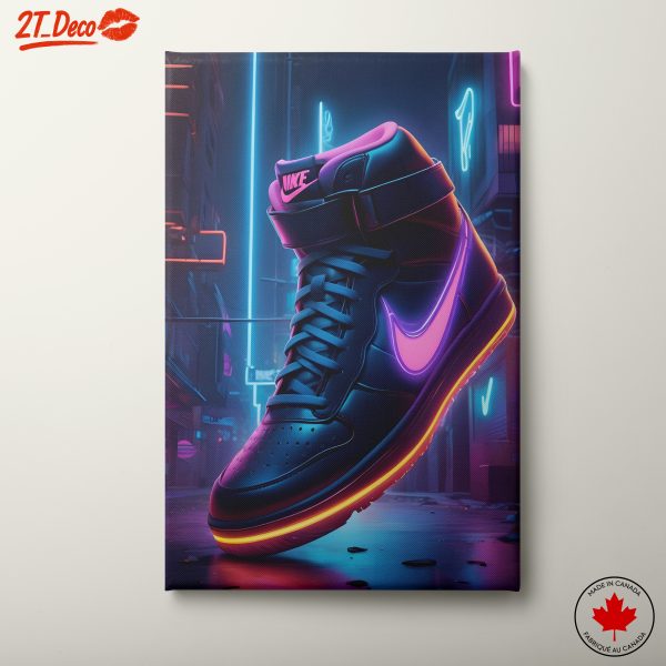 Vibrant Nike Sneaker Art