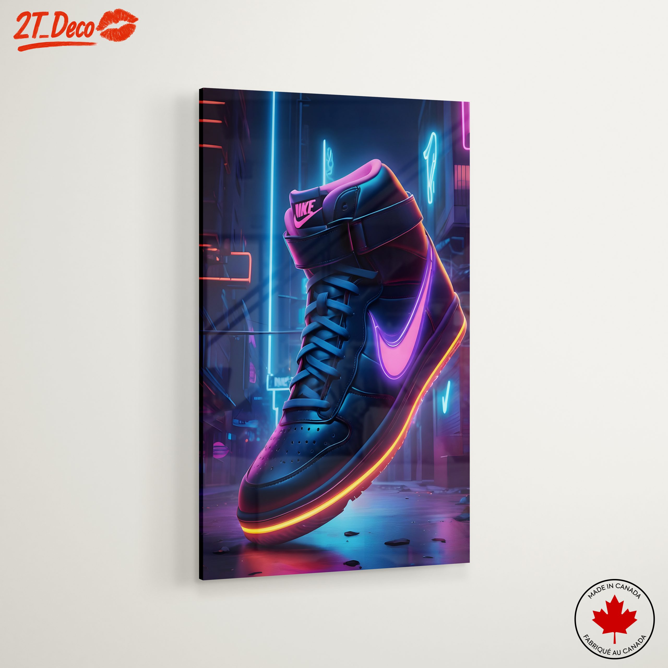Vibrant Nike Sneaker Art - Image 6