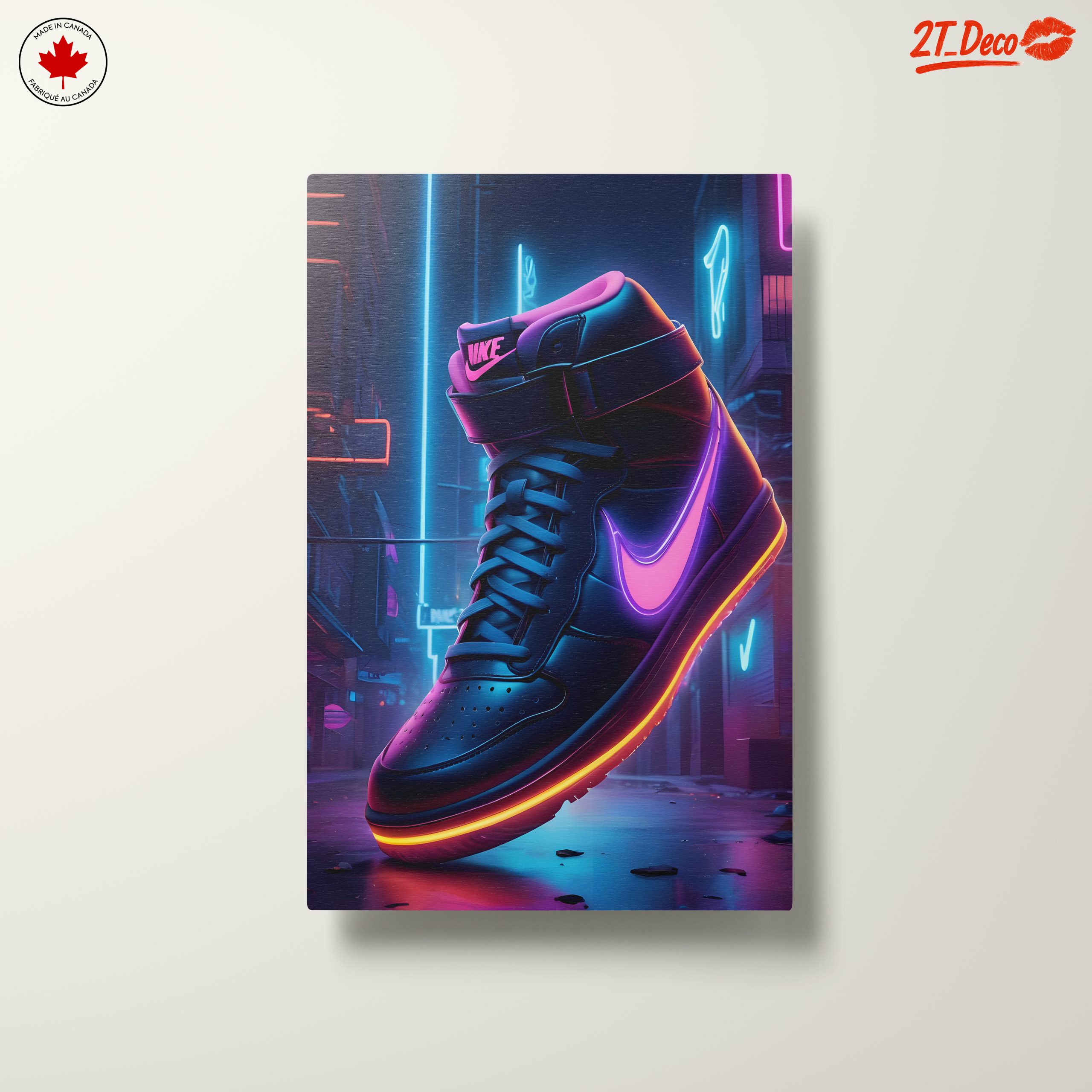 Vibrant Nike Sneaker Art - Image 10
