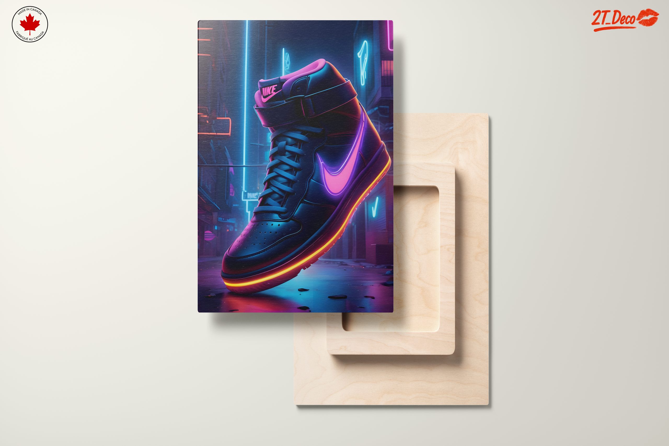 Vibrant Nike Sneaker Art - Image 11