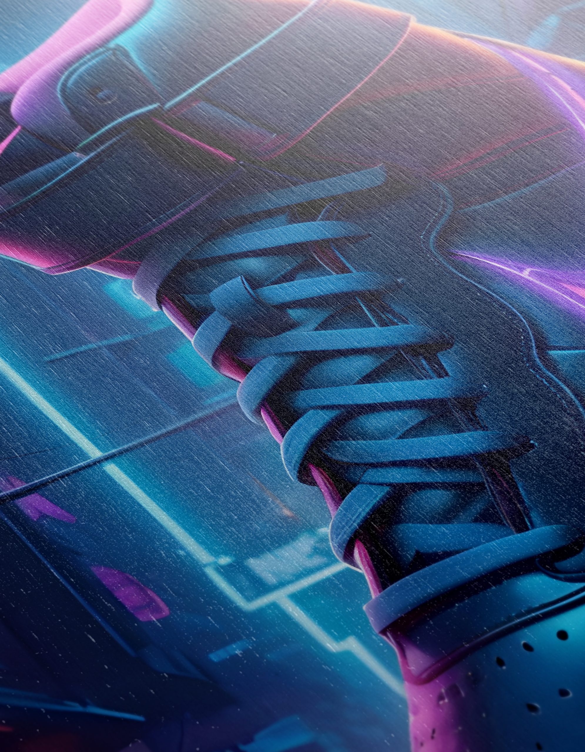 Vibrant Nike Sneaker Art - Image 12