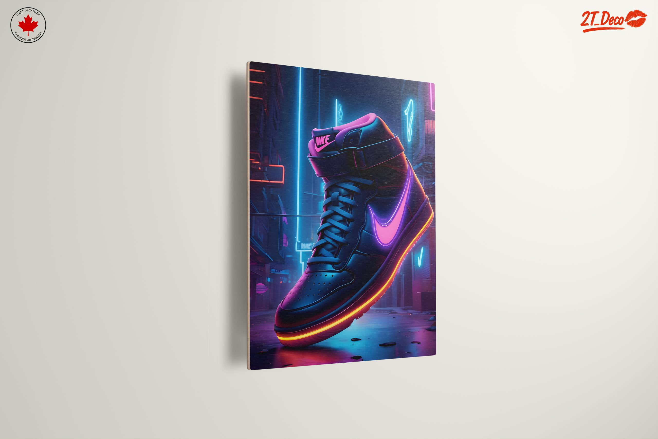 Vibrant Nike Sneaker Art - Image 13