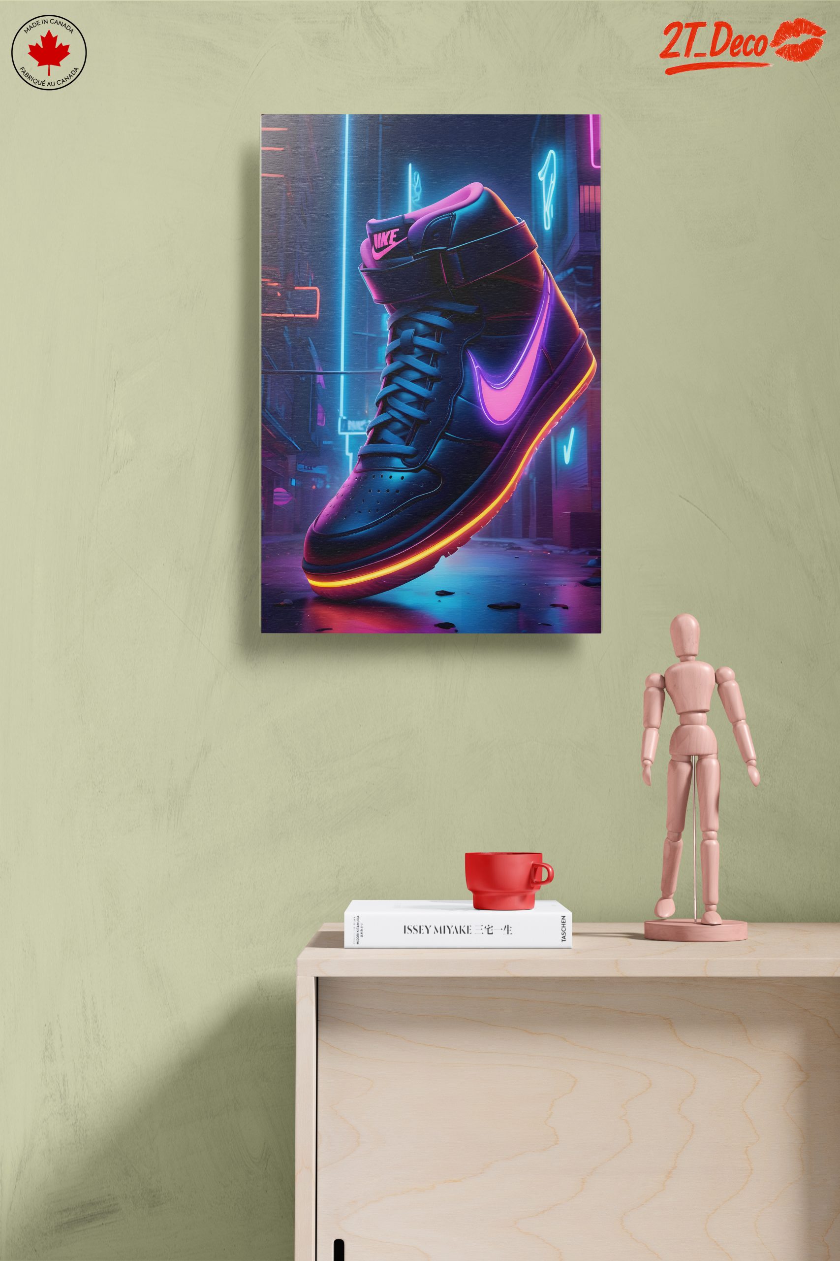 Vibrant Nike Sneaker Art - Image 14