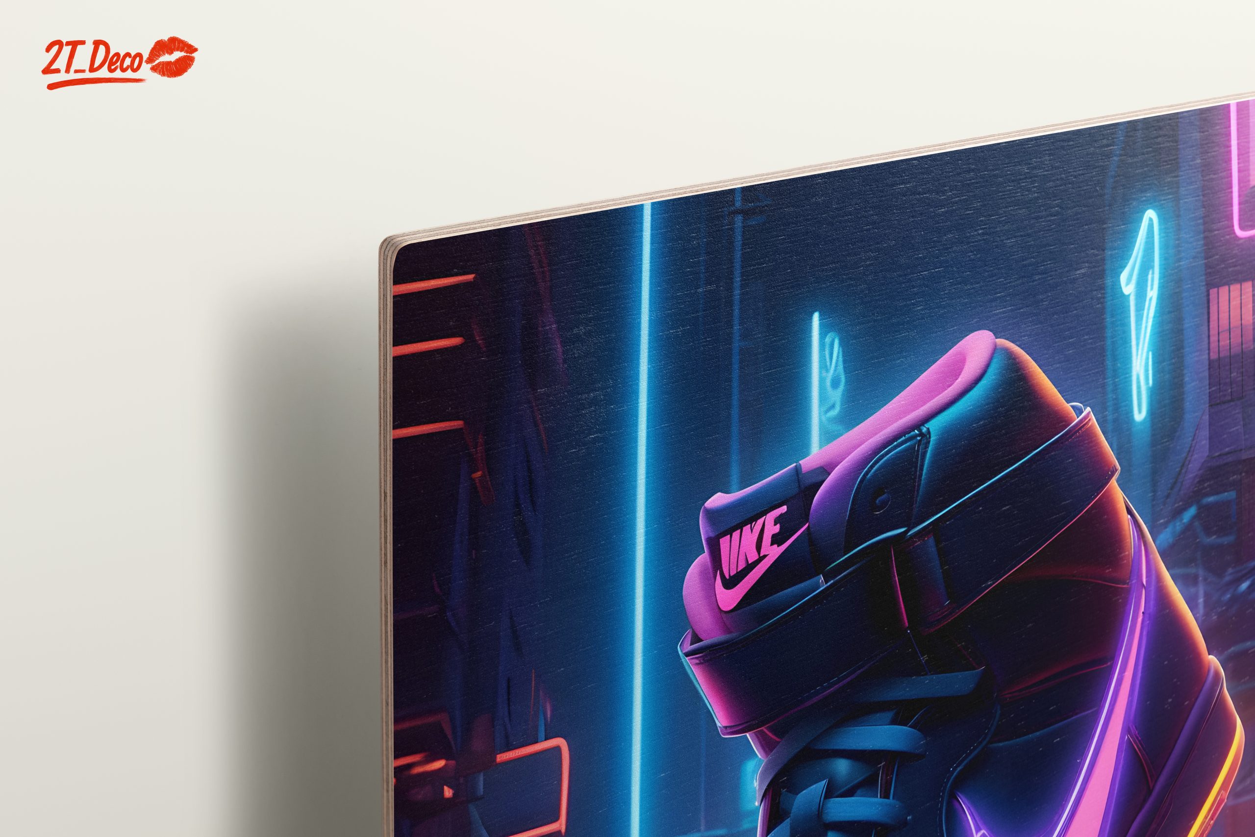 Vibrant Nike Sneaker Art - Image 15