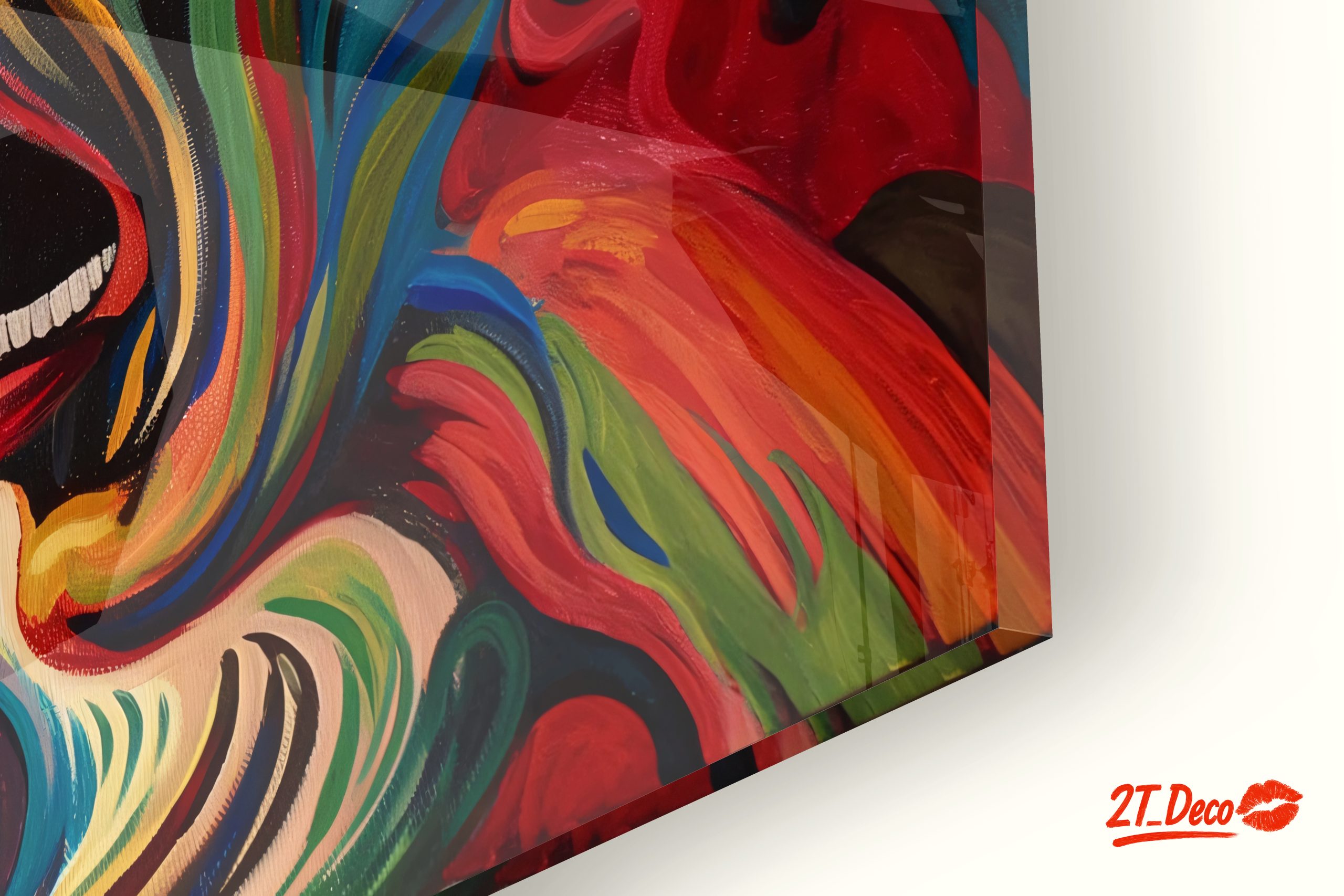 Vibrant Abstract Figure Art Composition 2 - Image 9