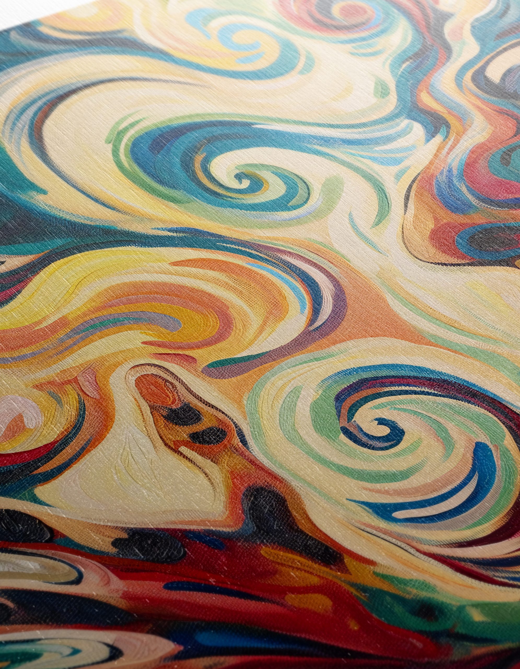 Vibrant Abstract Figure Art Composition 2 - Image 12