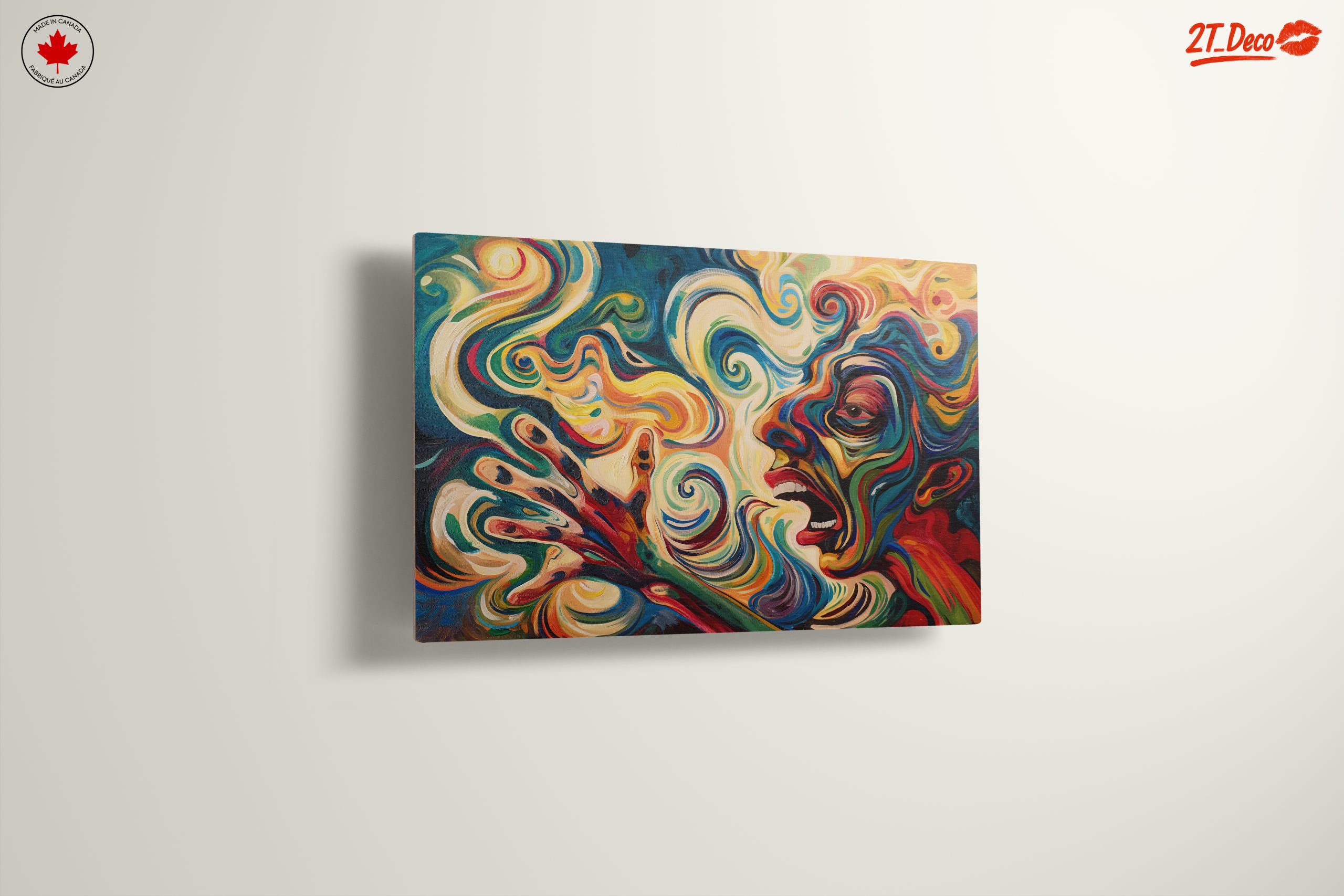 Vibrant Abstract Figure Art Composition 2 - Image 13