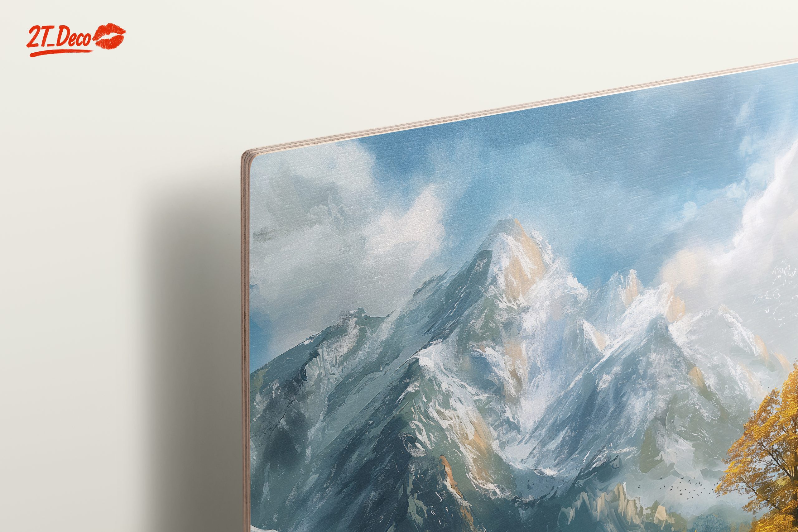 Tranquil Mountain Landscape with Cabin - Image 15