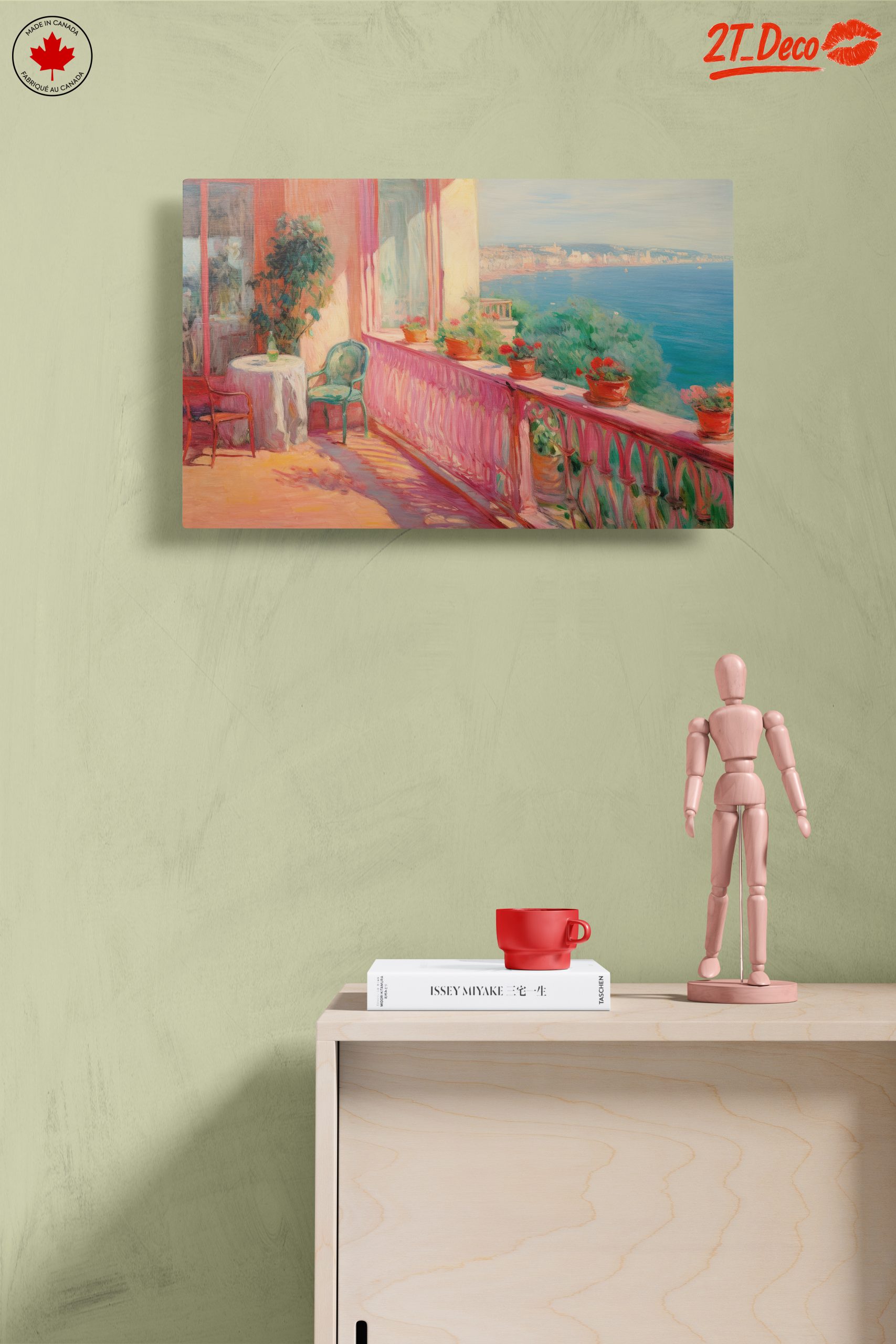 Vibrant Coastal Balcony View - Image 14