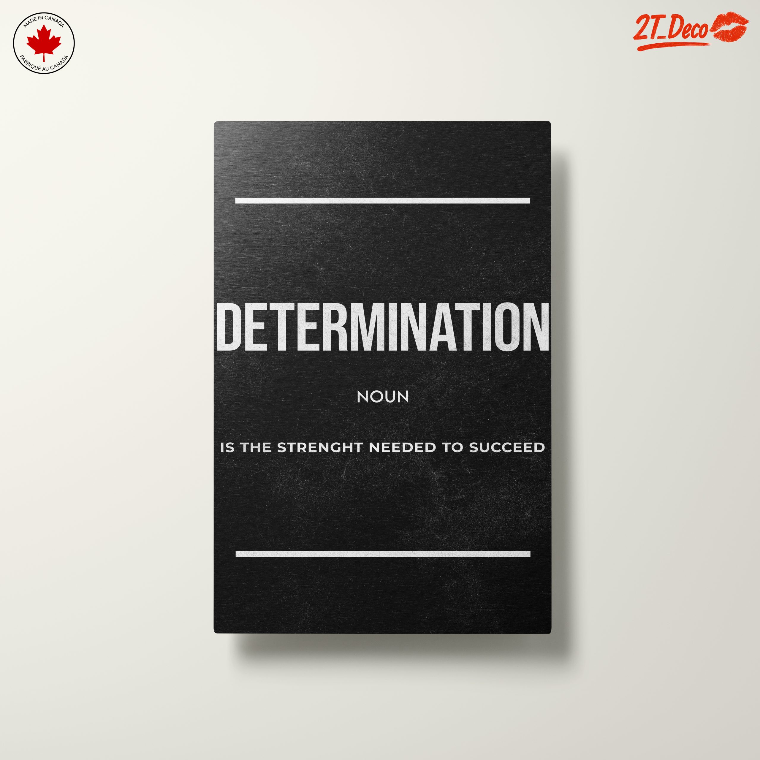 Determination Motivational Wall Art Inspiration - Image 10
