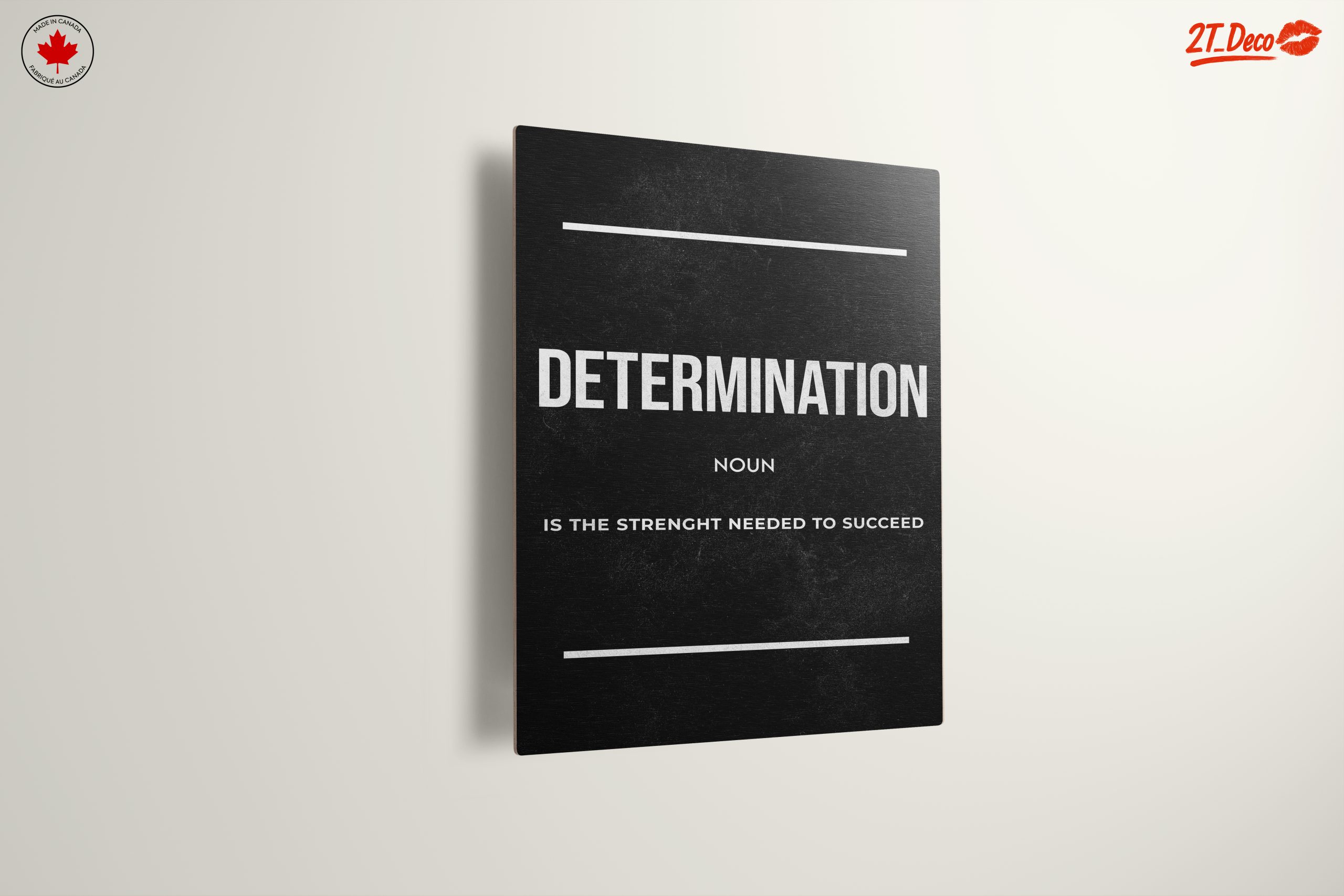 Determination Motivational Wall Art Inspiration - Image 13