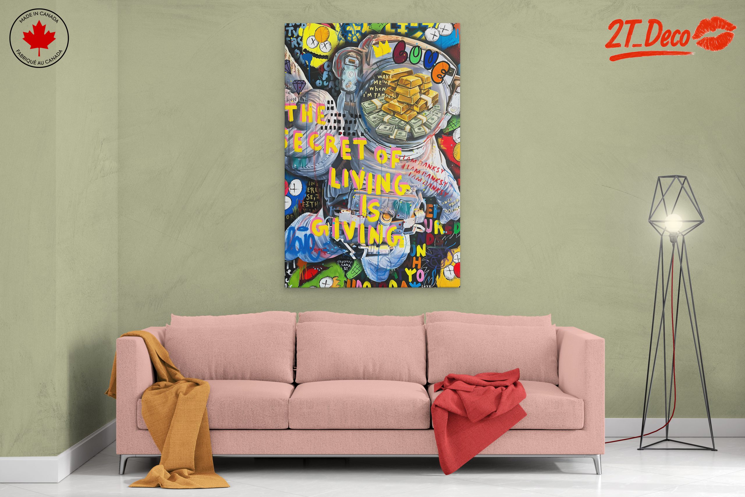 The Secret of Living is Giving Pop Art - Image 2