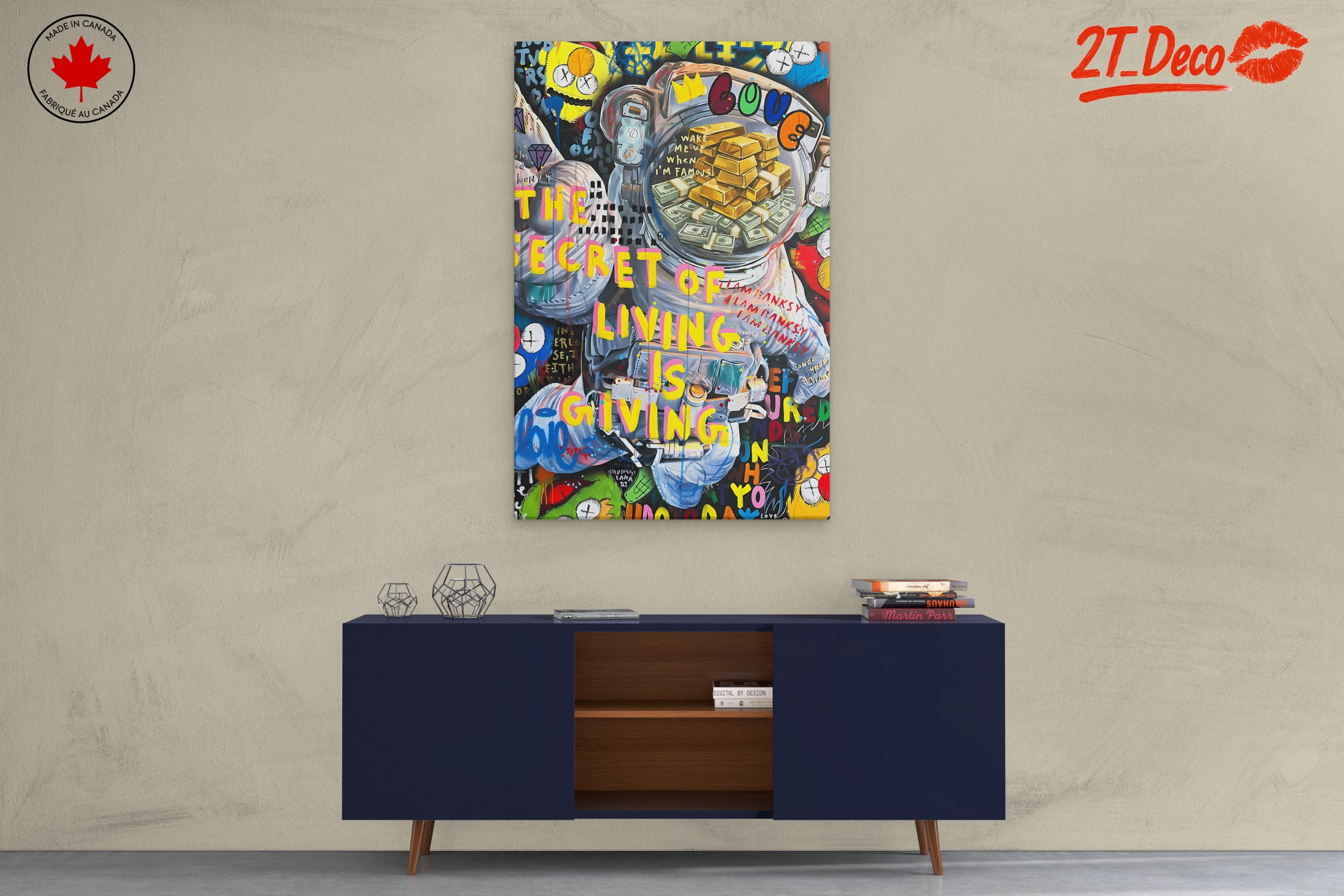 The Secret of Living is Giving Pop Art - Image 3
