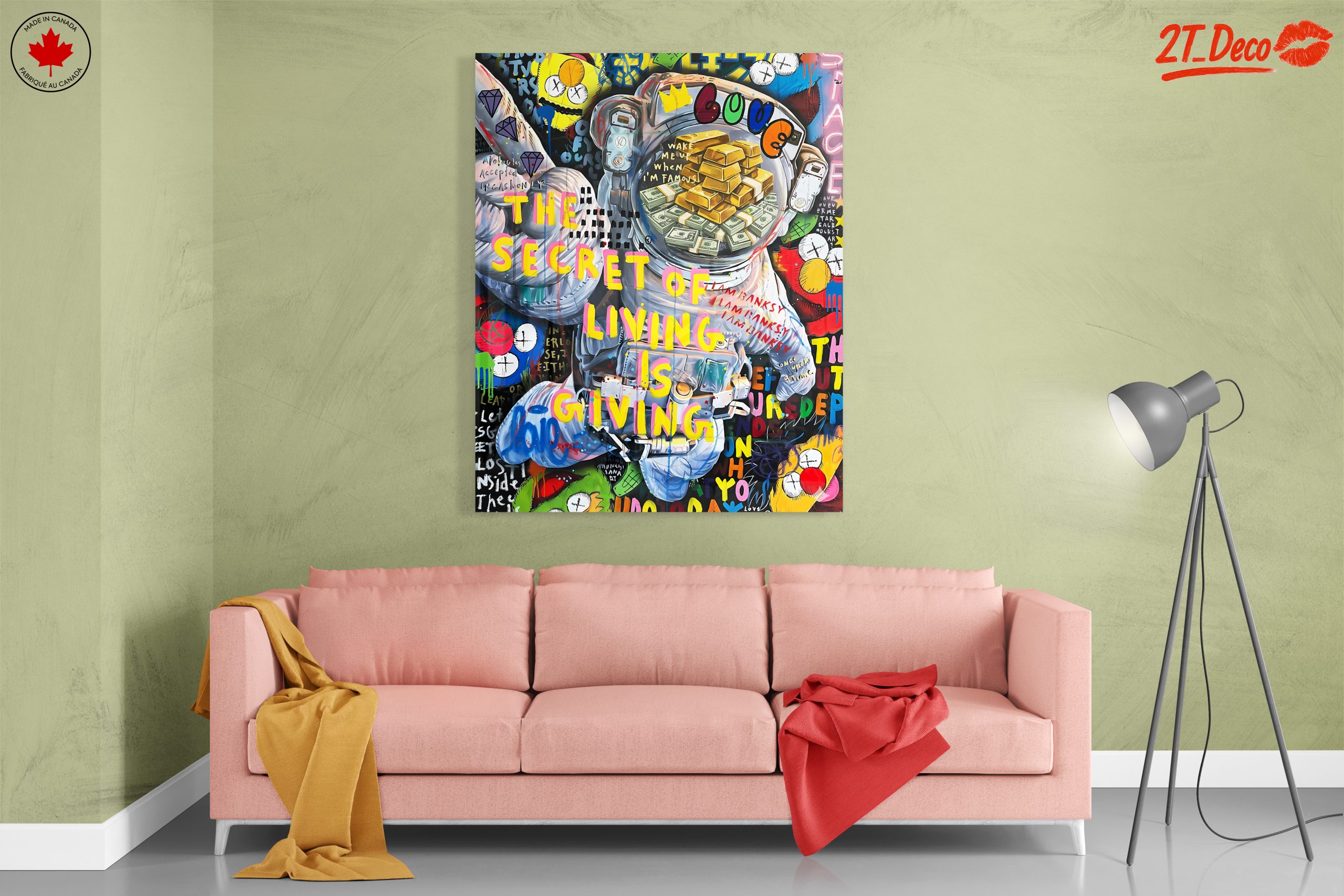 The Secret of Living is Giving Pop Art - Image 7
