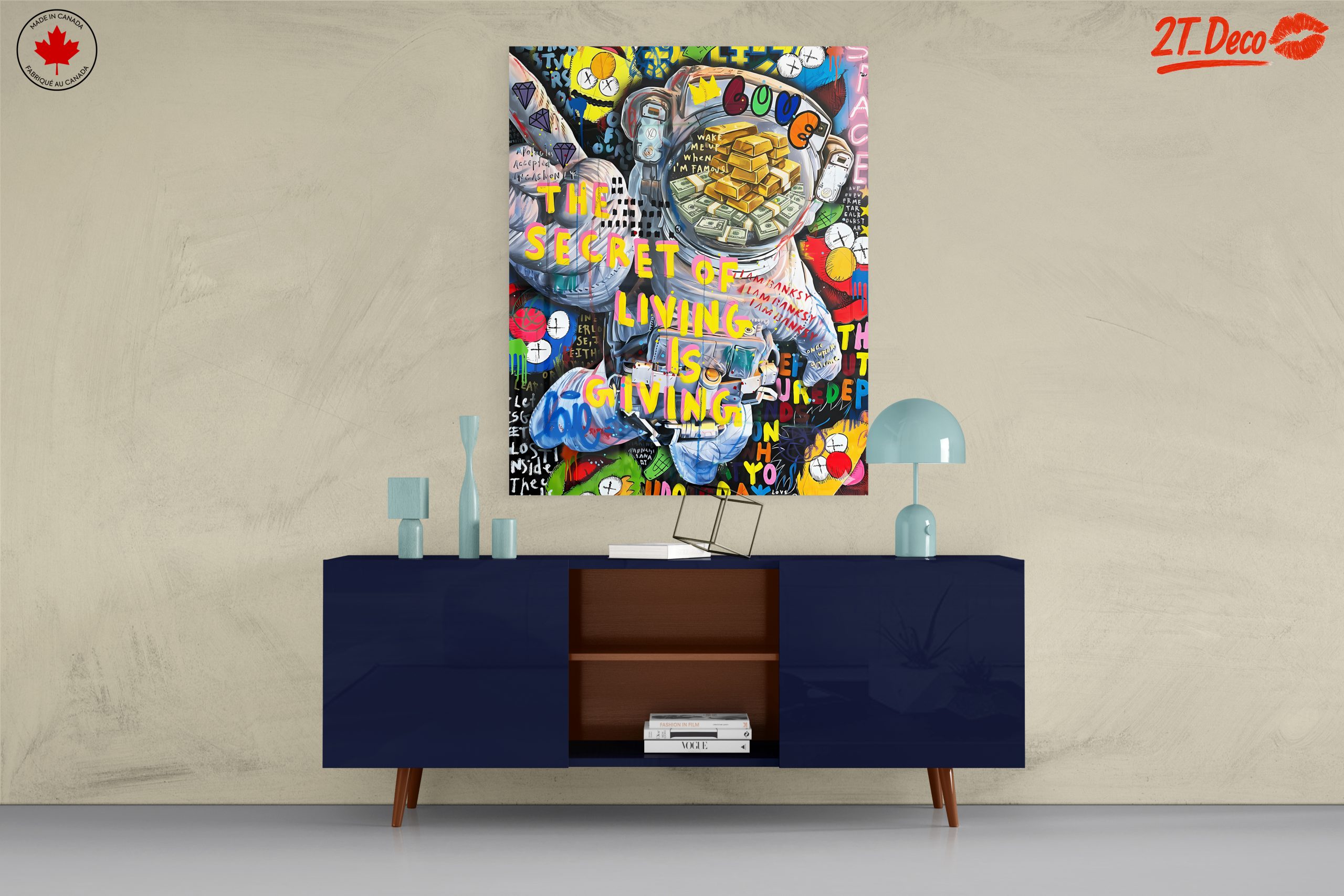 The Secret of Living is Giving Pop Art - Image 8
