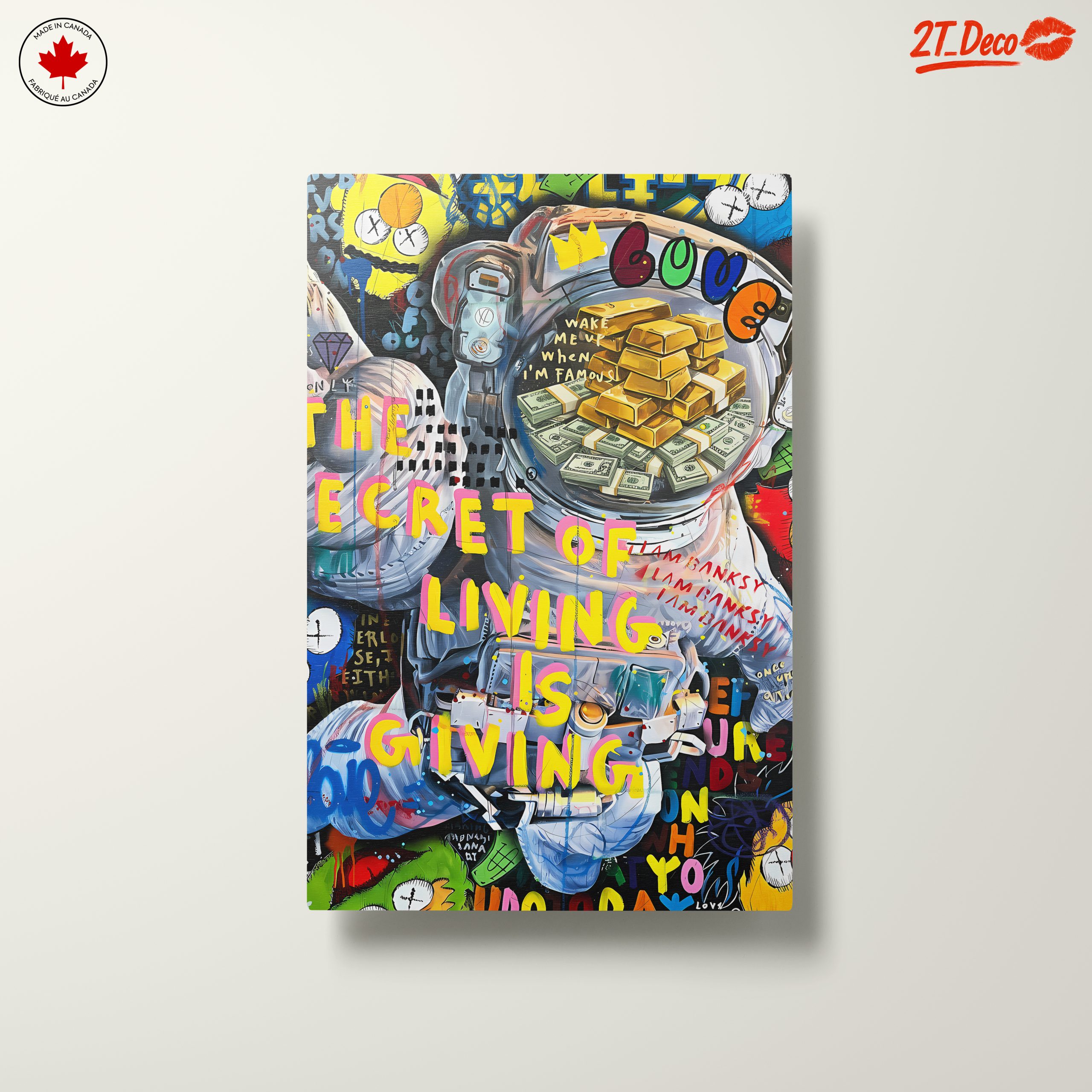 The Secret of Living is Giving Pop Art - Image 10