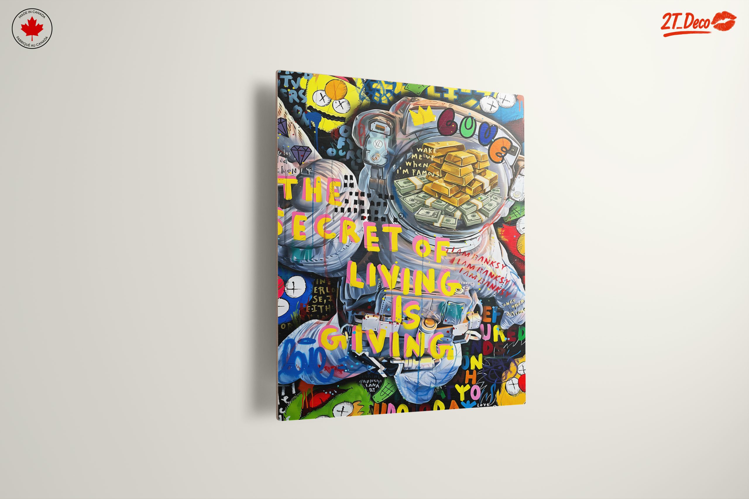 The Secret of Living is Giving Pop Art - Image 13