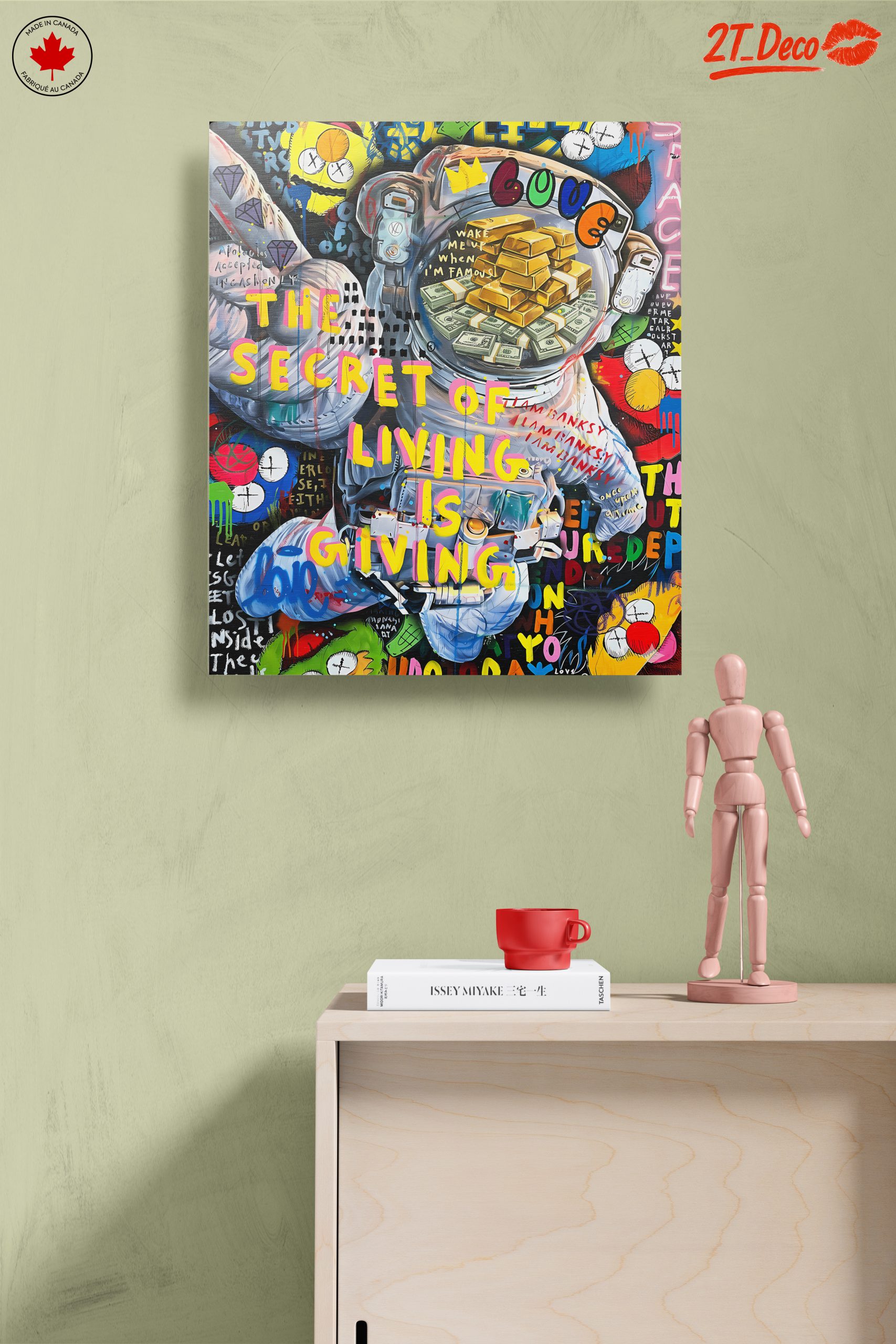 The Secret of Living is Giving Pop Art - Image 14
