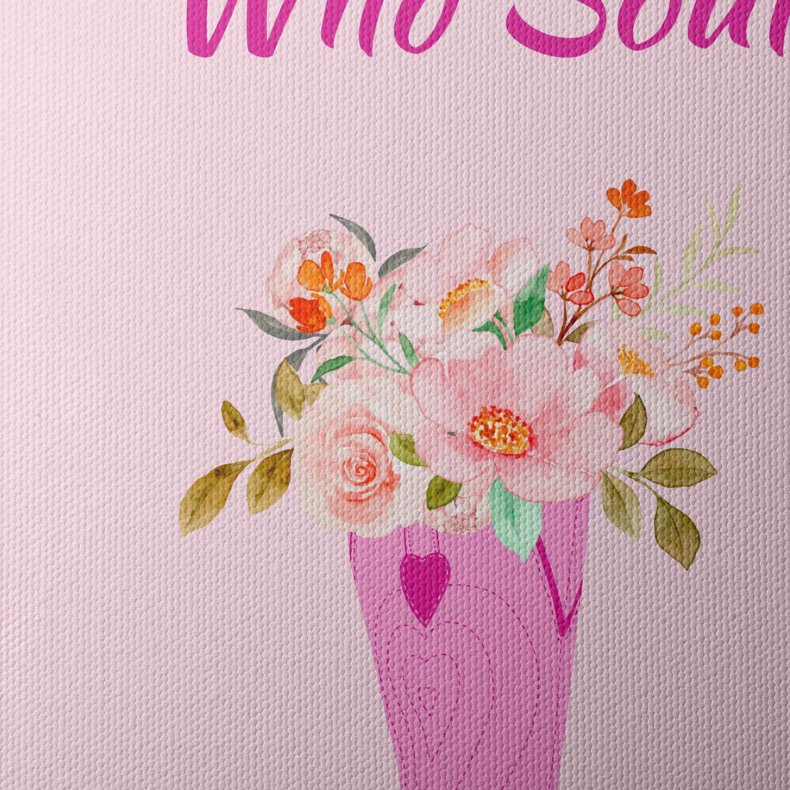 Floral Cowboy Boot Art with Wild Soul - Image 4