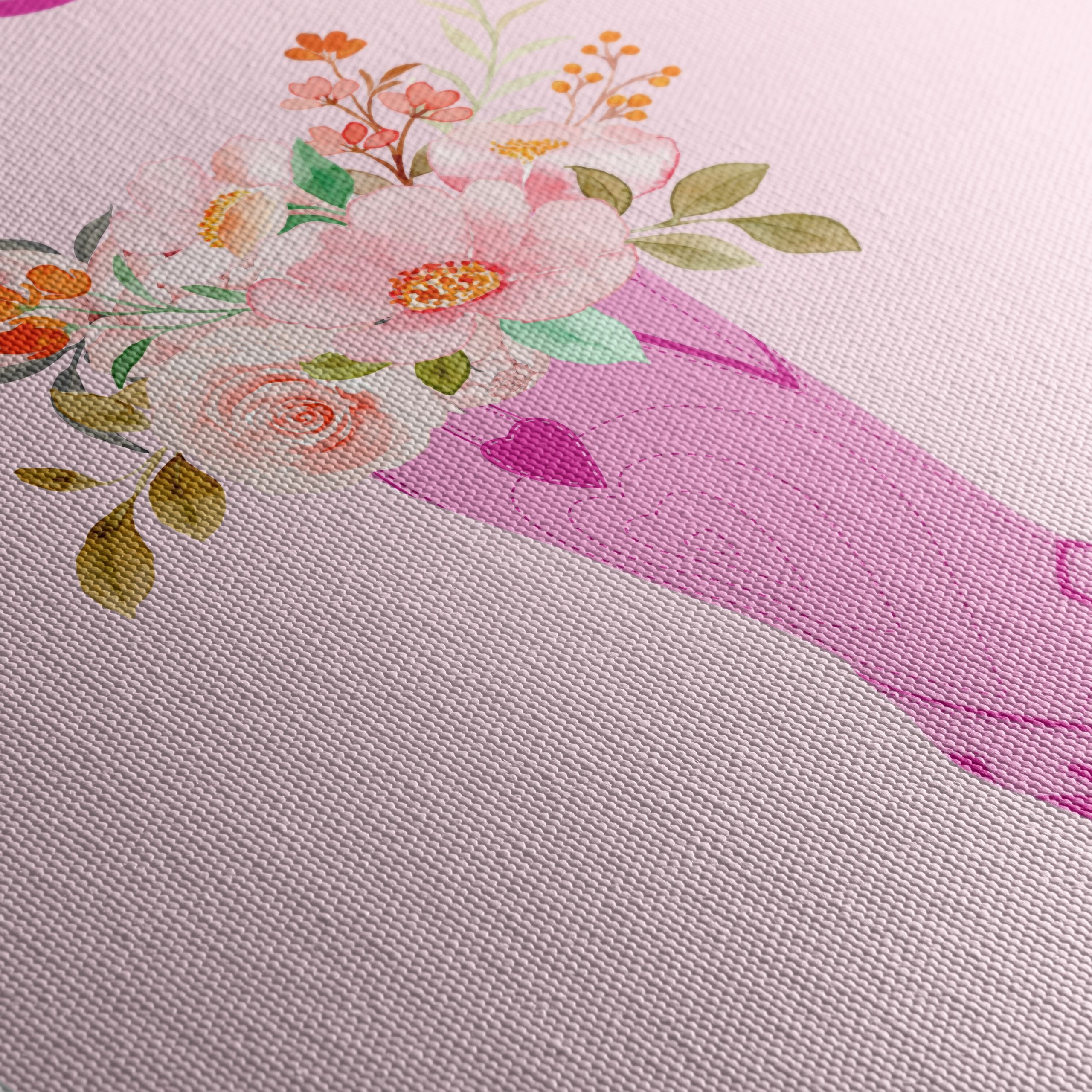Floral Cowboy Boot Art with Wild Soul - Image 5
