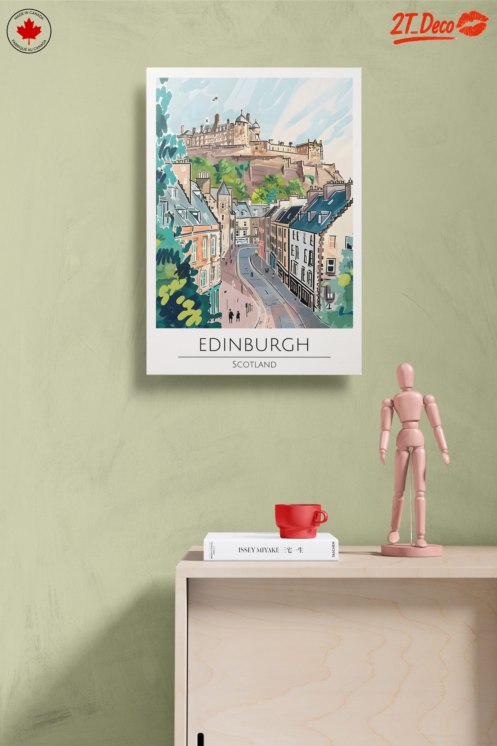 Edinburgh Castle Cityscape Art - Image 14