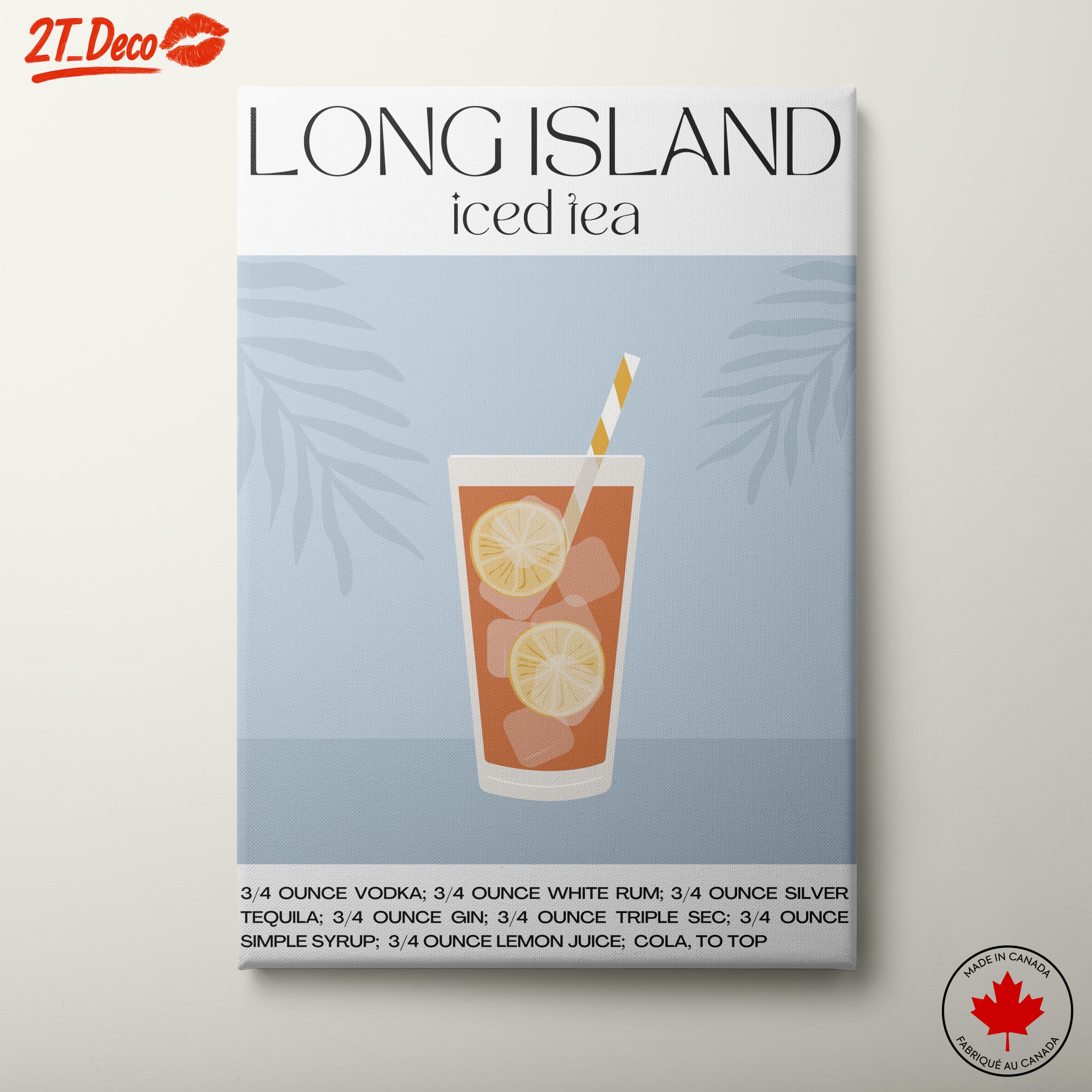 Long Island Iced Tea Cocktail Artwork